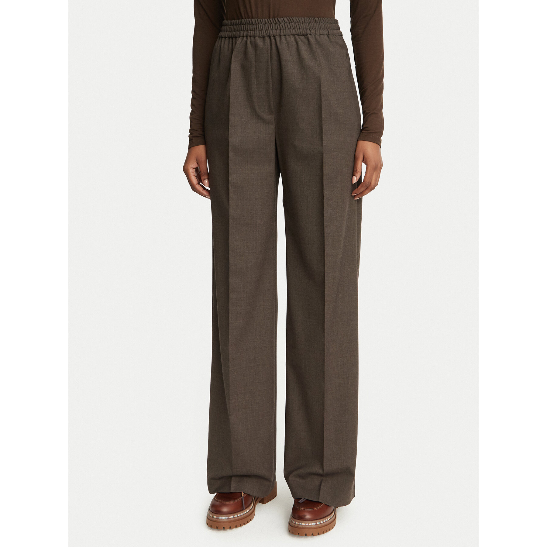 Weekend Max Mara Stoffhose Petra 2625136052 Braun Regular Fit
