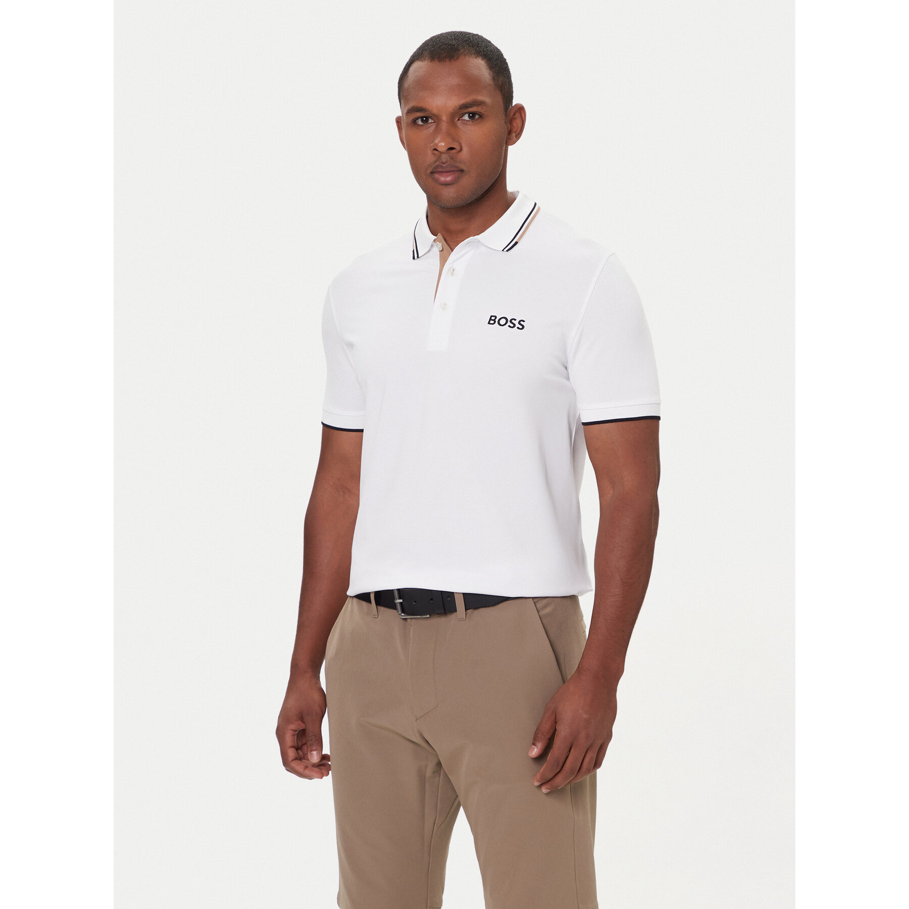 BOSS Polo majica Paddy Pro 50469102 Bež Regular Fit