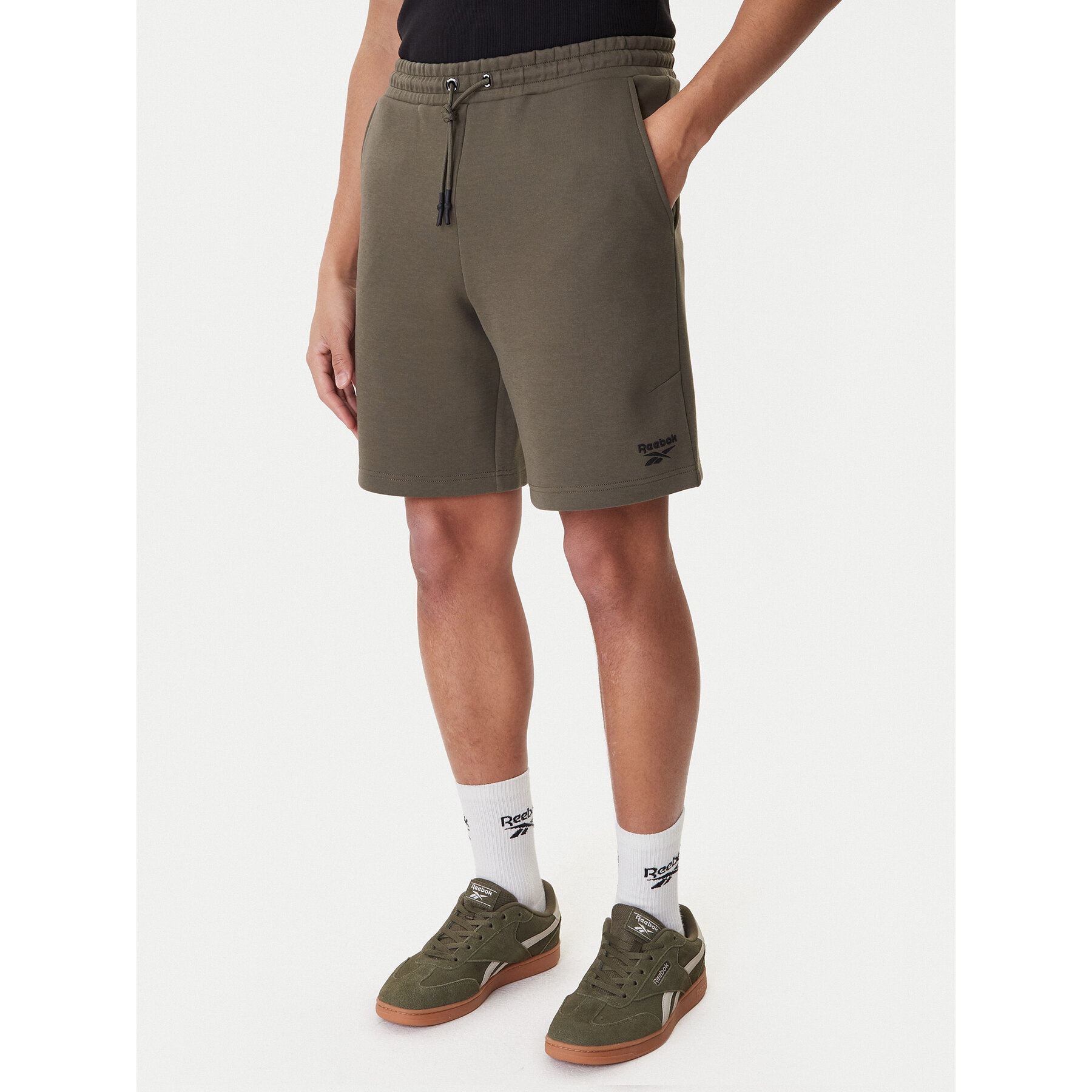 Reebok Sportske kratke hlače Armstrong RK25546CCM Zelena Regular Fit