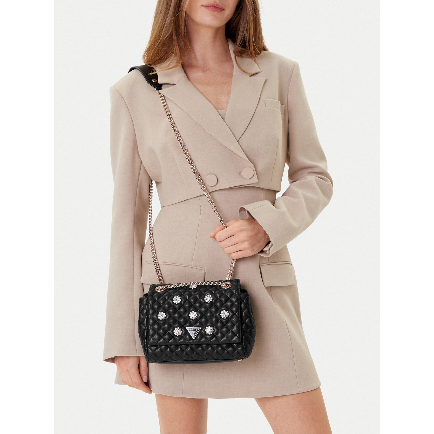 Geantă Guess Everlee HWEG86 79210 Negru