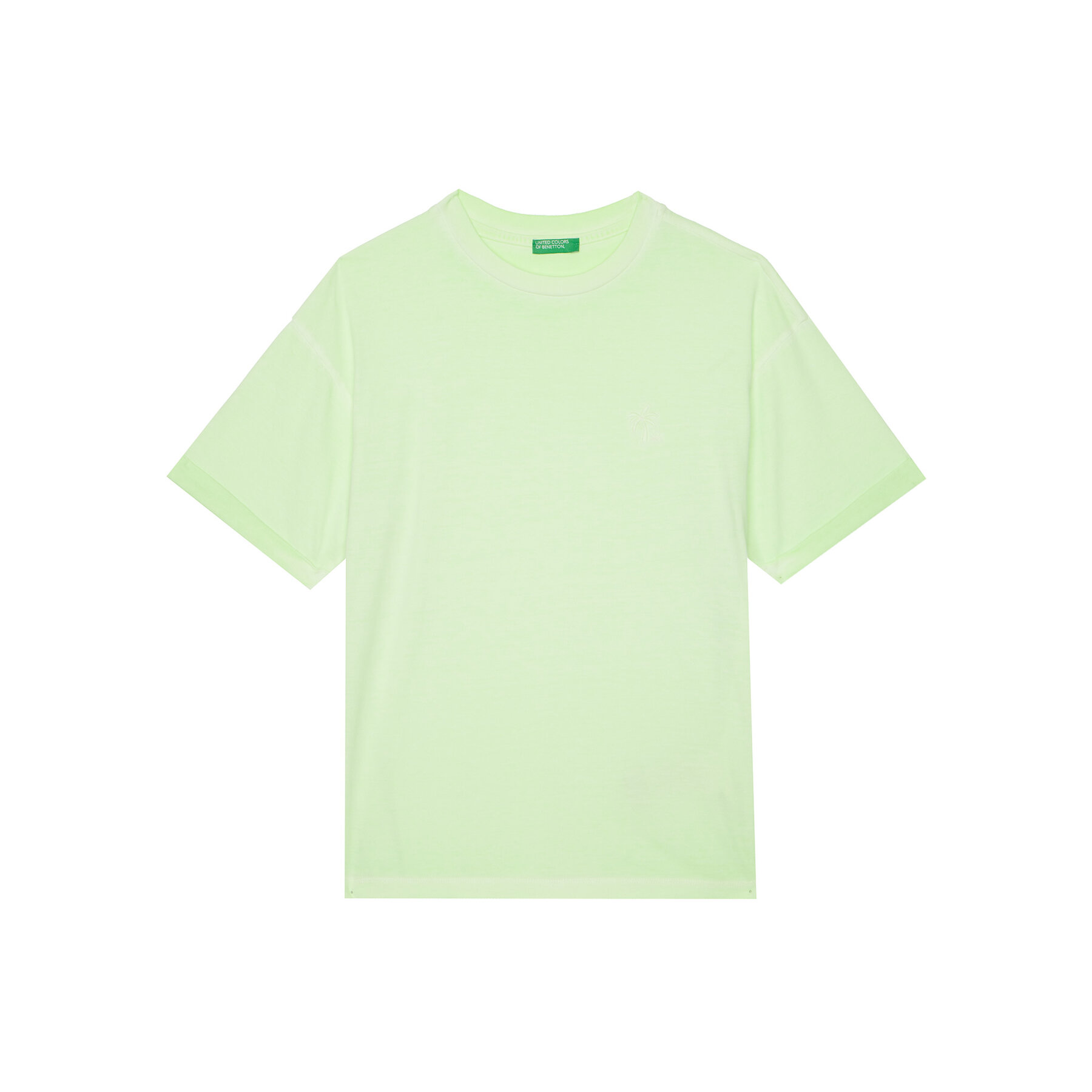 United Colors Of Benetton T-shirt 3085C10P9 Verde Regular Fit