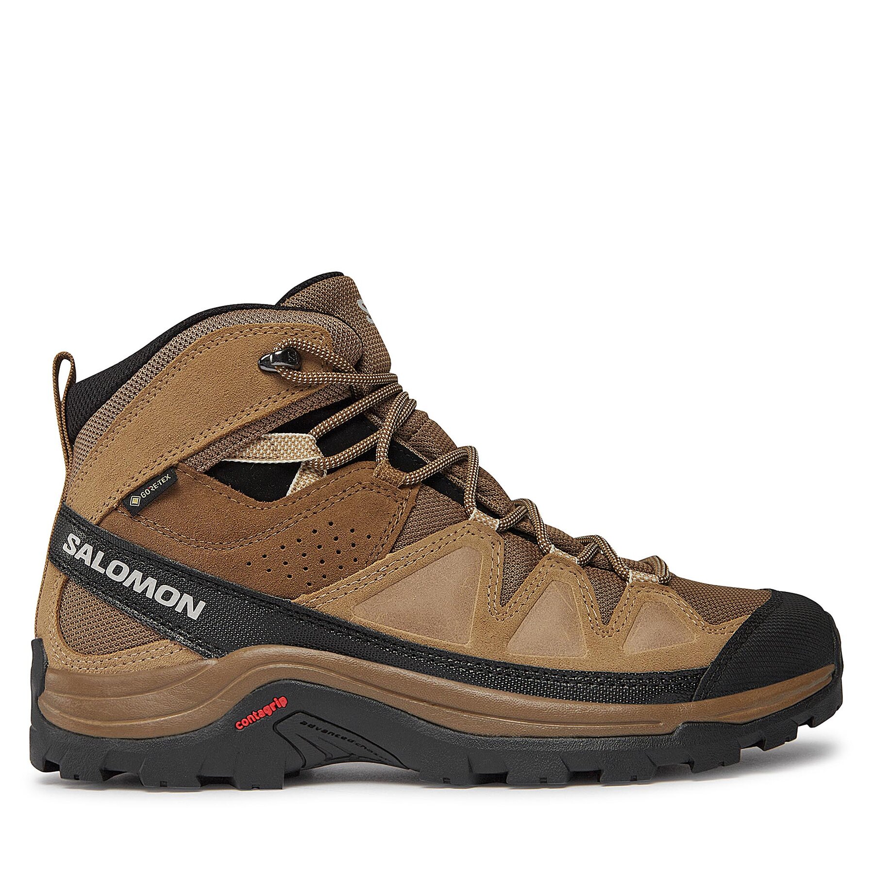 Salomon Pánske Trekingová obuv, Rozmer: 45_13, Hnedá, Quest Rove GORE-TEX L47181400