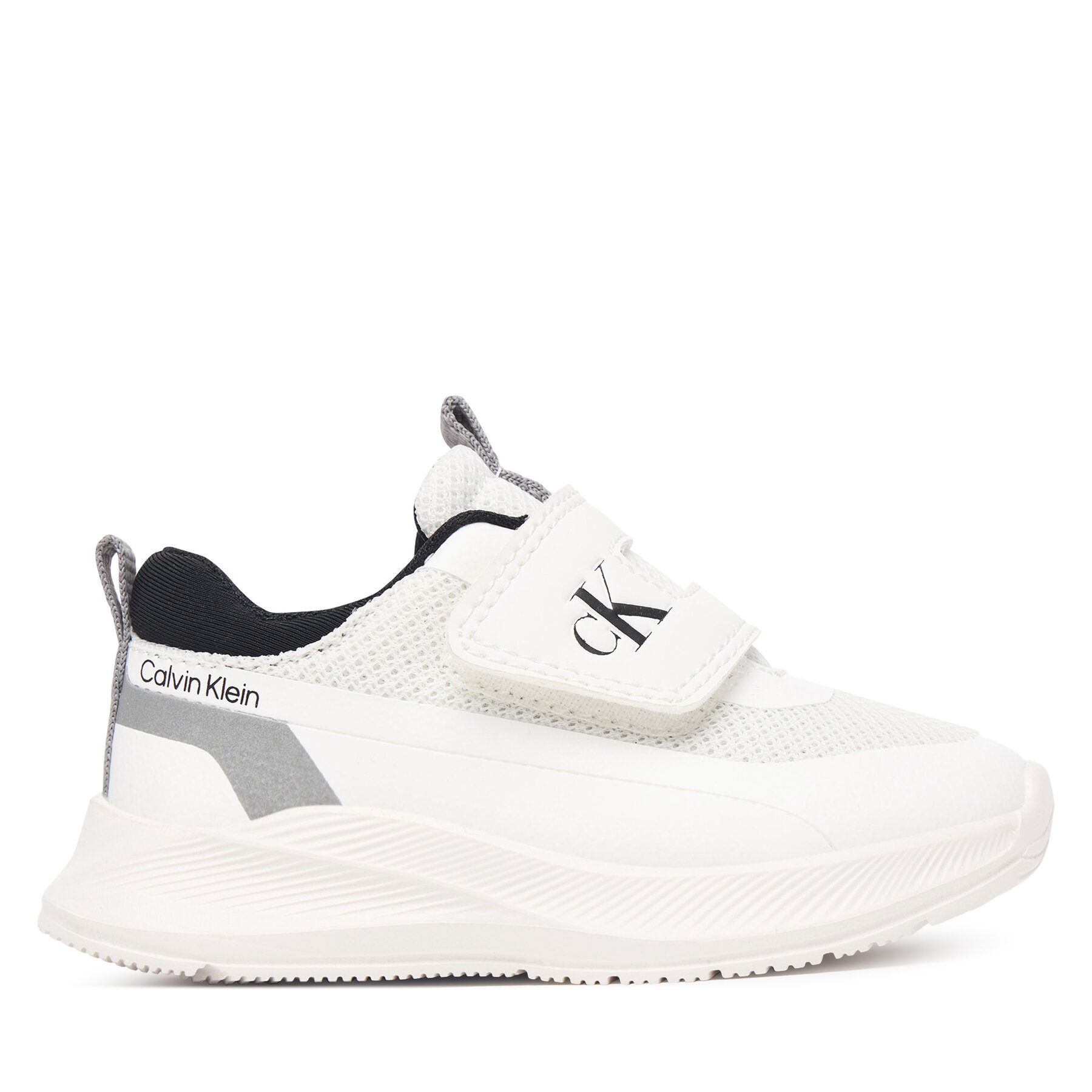 Bambini Calvin Klein Sneakers, Taglia 22,Bianco,V1X9-83308-1843X M, taglia : 22