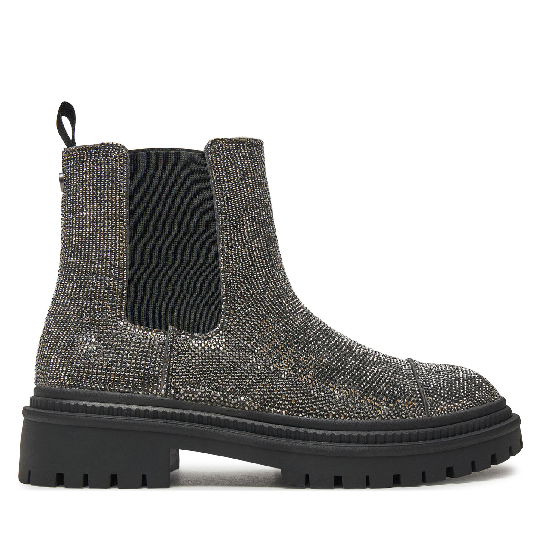 Steve Madden Dámske Členková obuv s elastickým prvkom, Rozmer: 40, Strieborná, Moonlit SM11003468