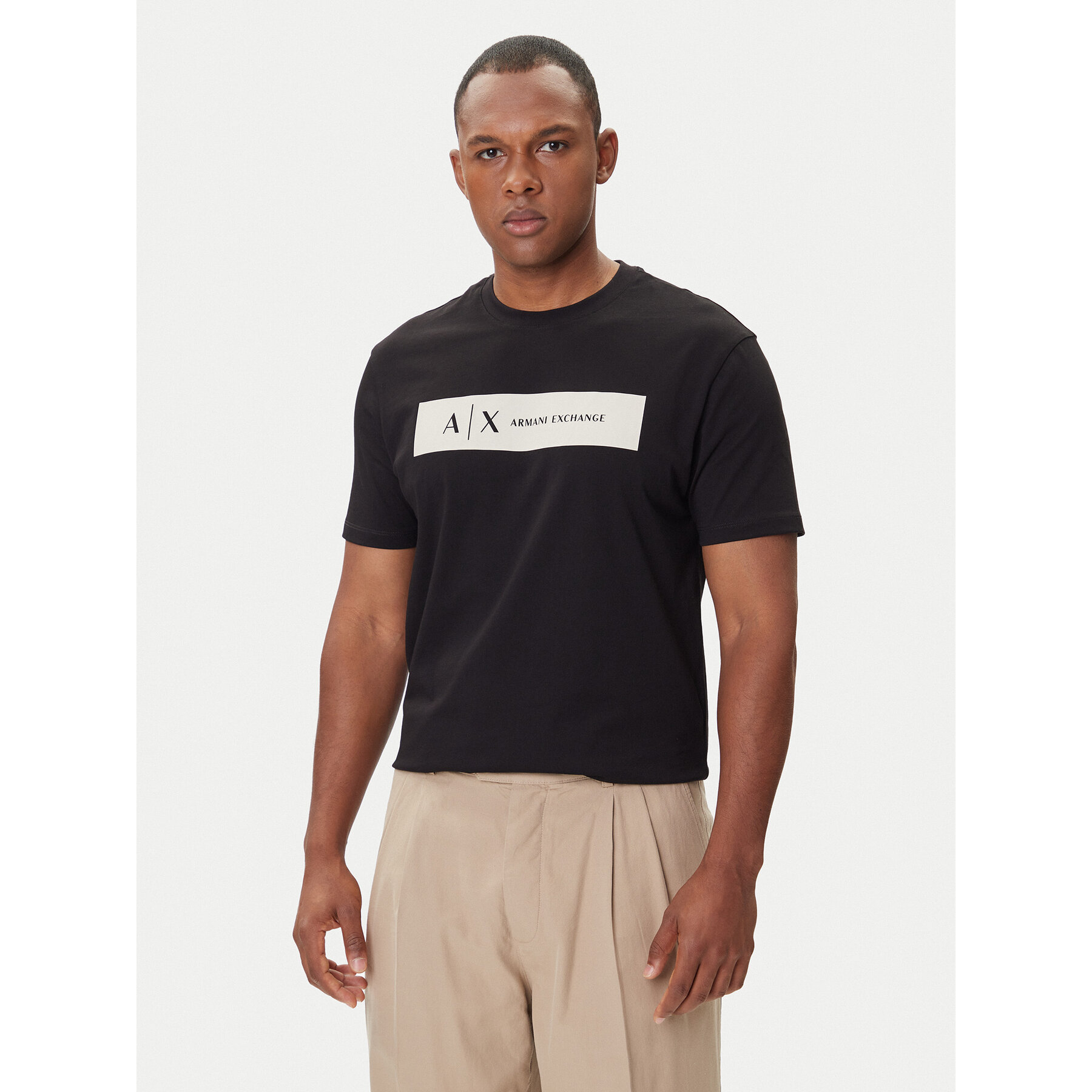 Armani Exchange T-shirt XM001425 AF10361 UC001 Nero Regular Fit