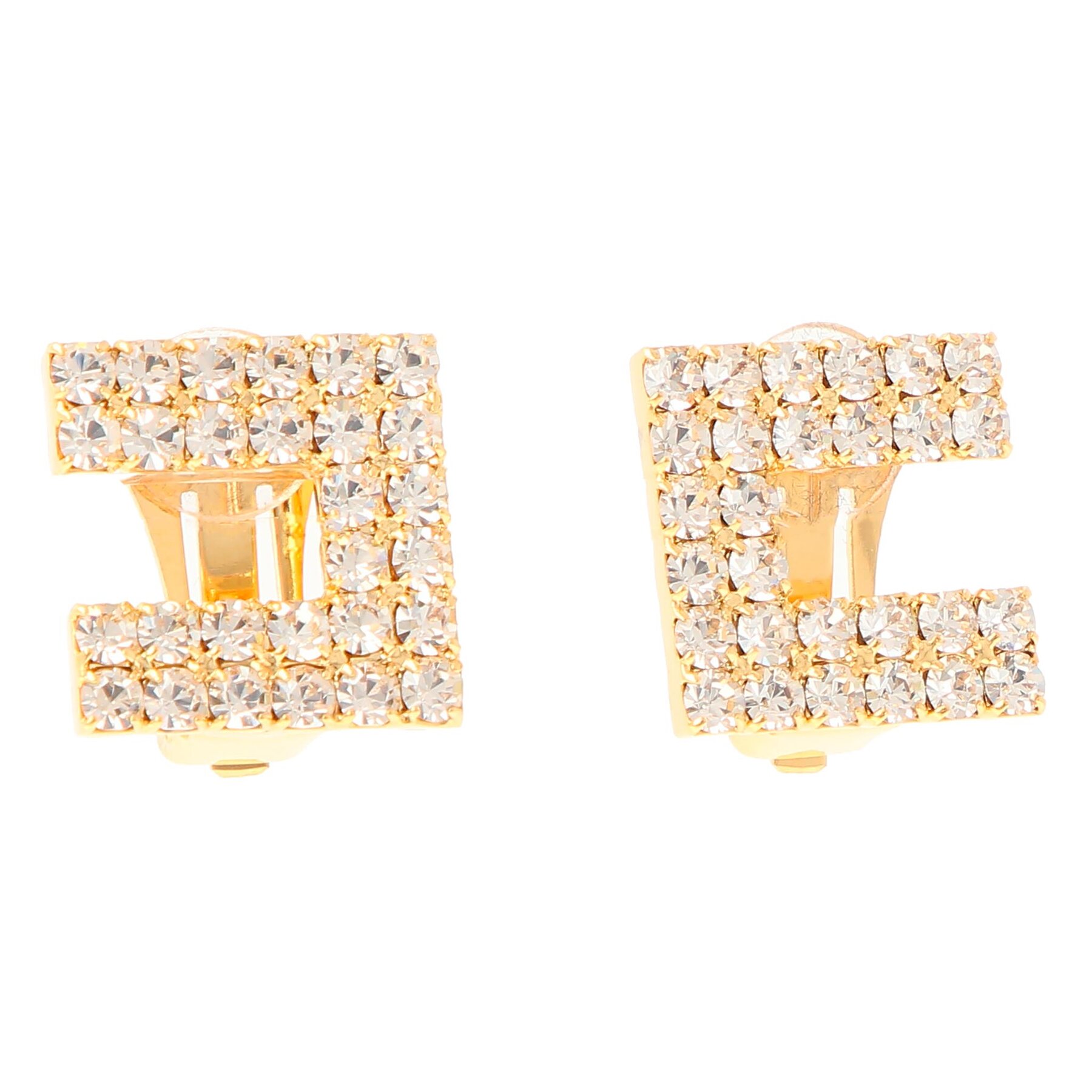 Uhani na zaponko Elisabetta Franchi OR-24M-36E2-V150 Oro 610