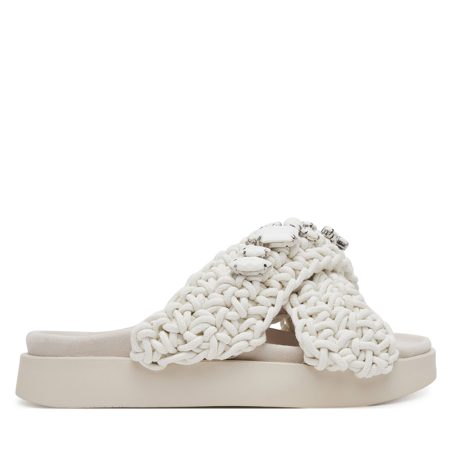 Ciabatte Inuikii Woven Stones 70104-106 1100 Bianco