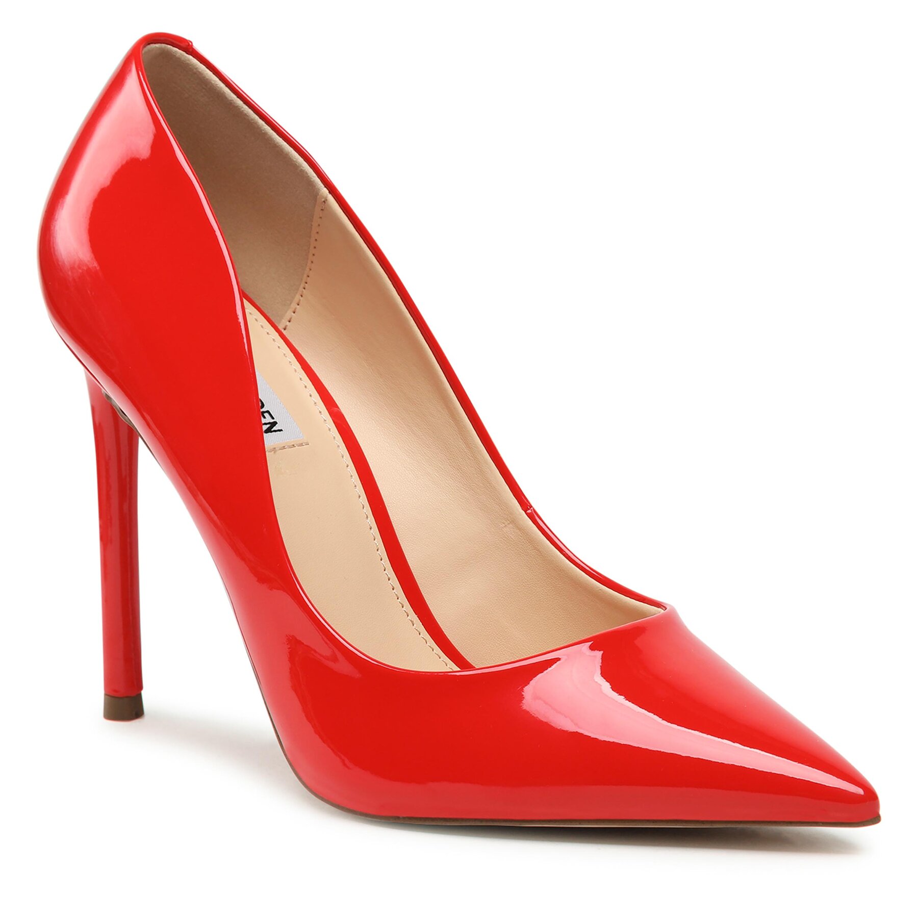 Čevlji z visoko peto Steve Madden Vaze SM19000016-02002-608 Red Patent