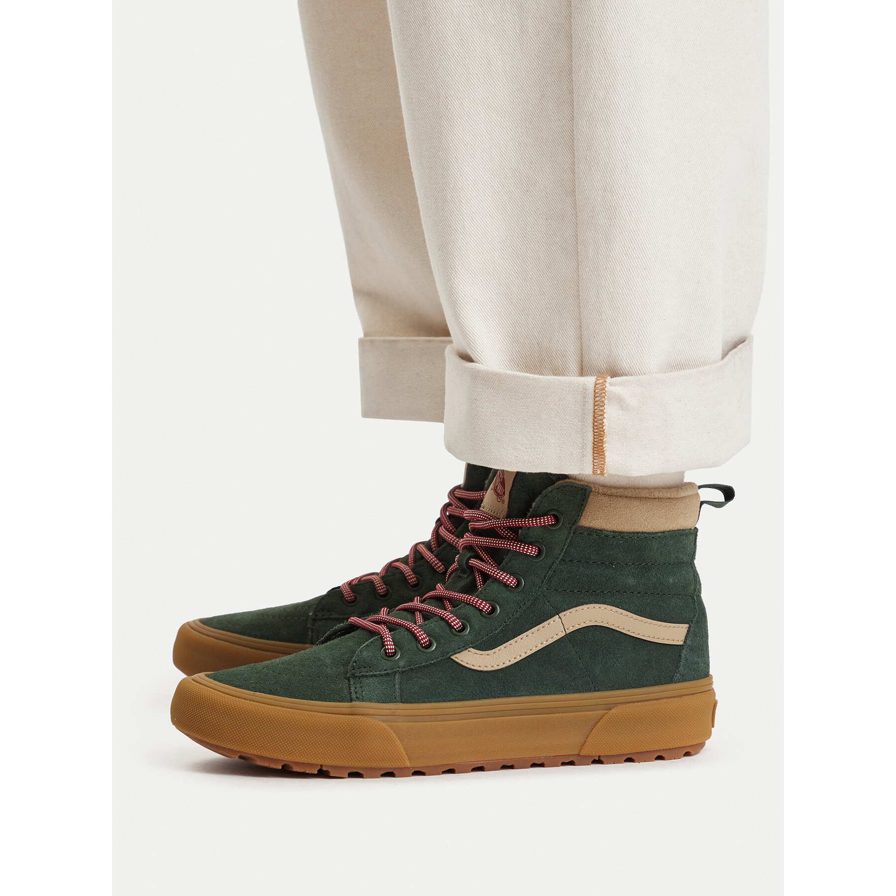 Сникърси Vans SK8 Hi Insulated VN000V92TD81 Тъмнозелен