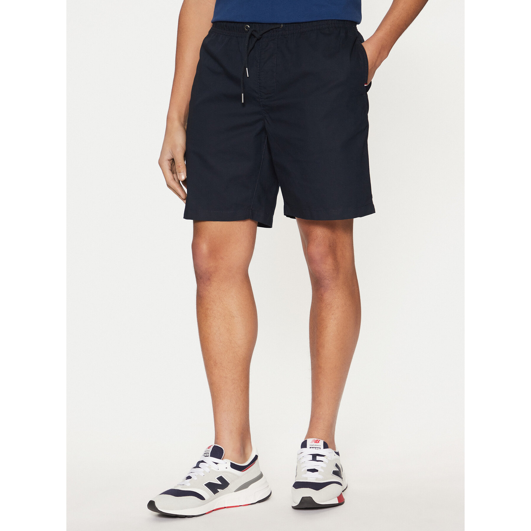 U.S. Polo Assn. Stoffshorts MUP3552 Dunkelblau Regular Fit