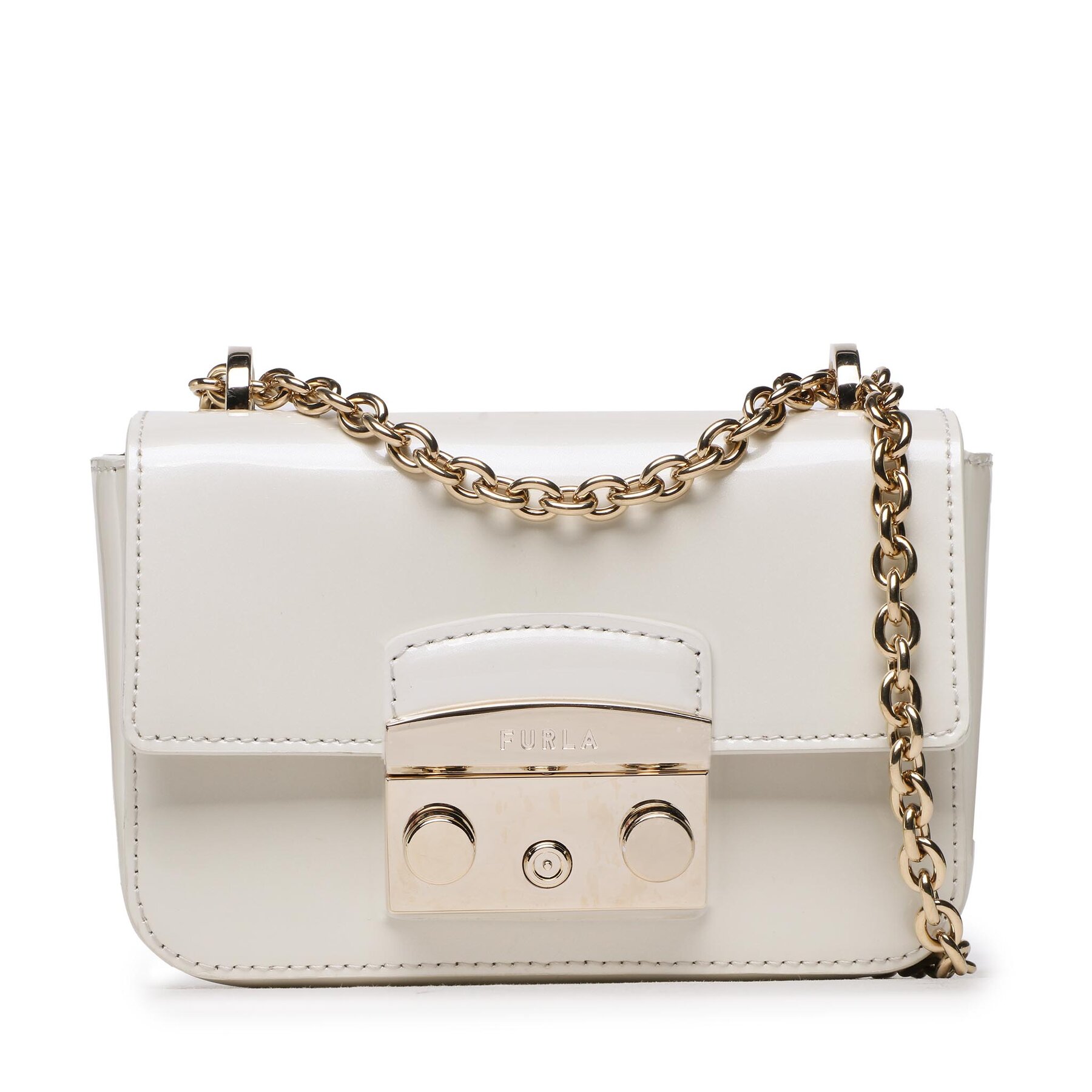 Ročna torba Furla Metropolis WB00828-BX0347-1704S-1-007-20-BG-B Marshmallow