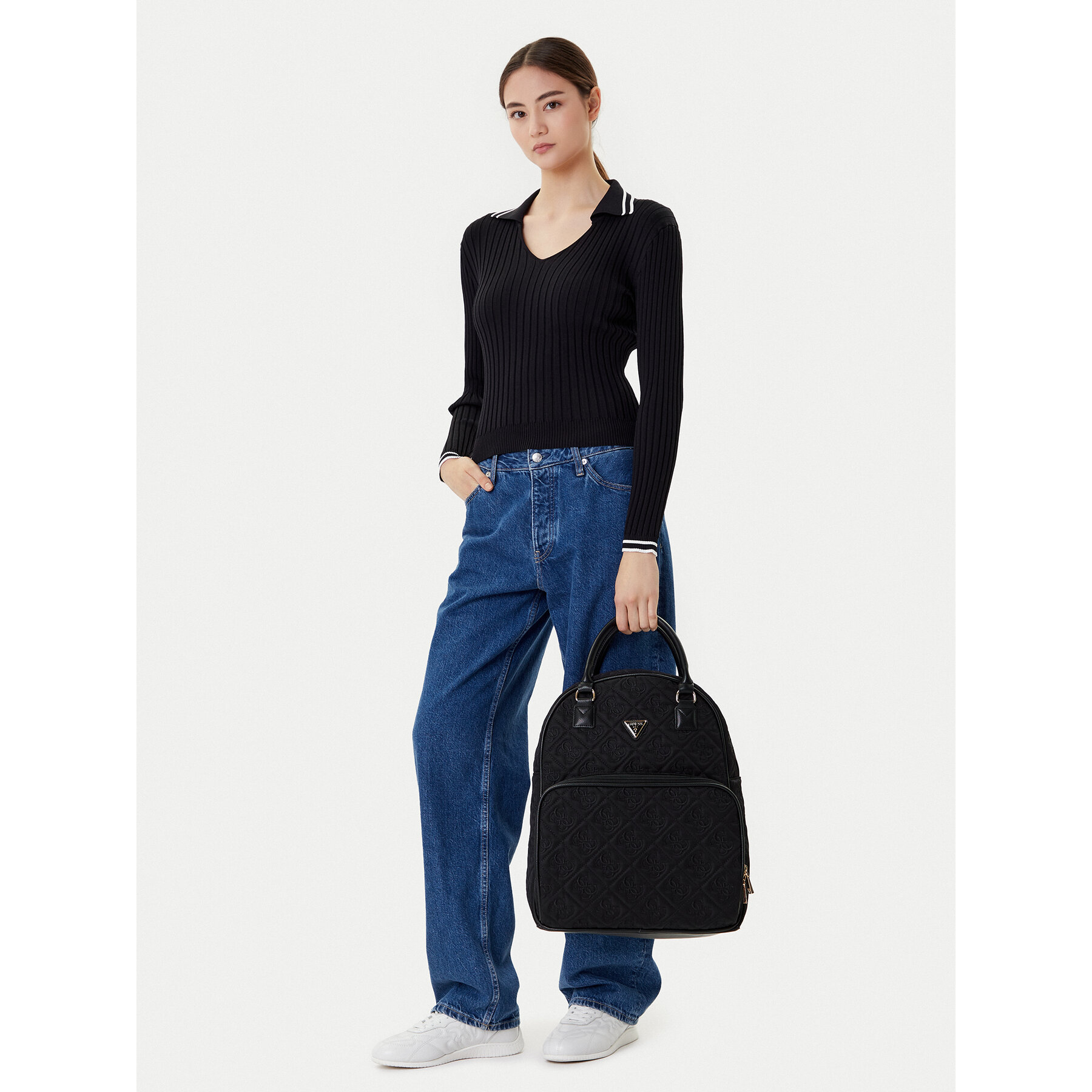 Rucsac Guess Adelasia Travel TWNB96 58030 Negru