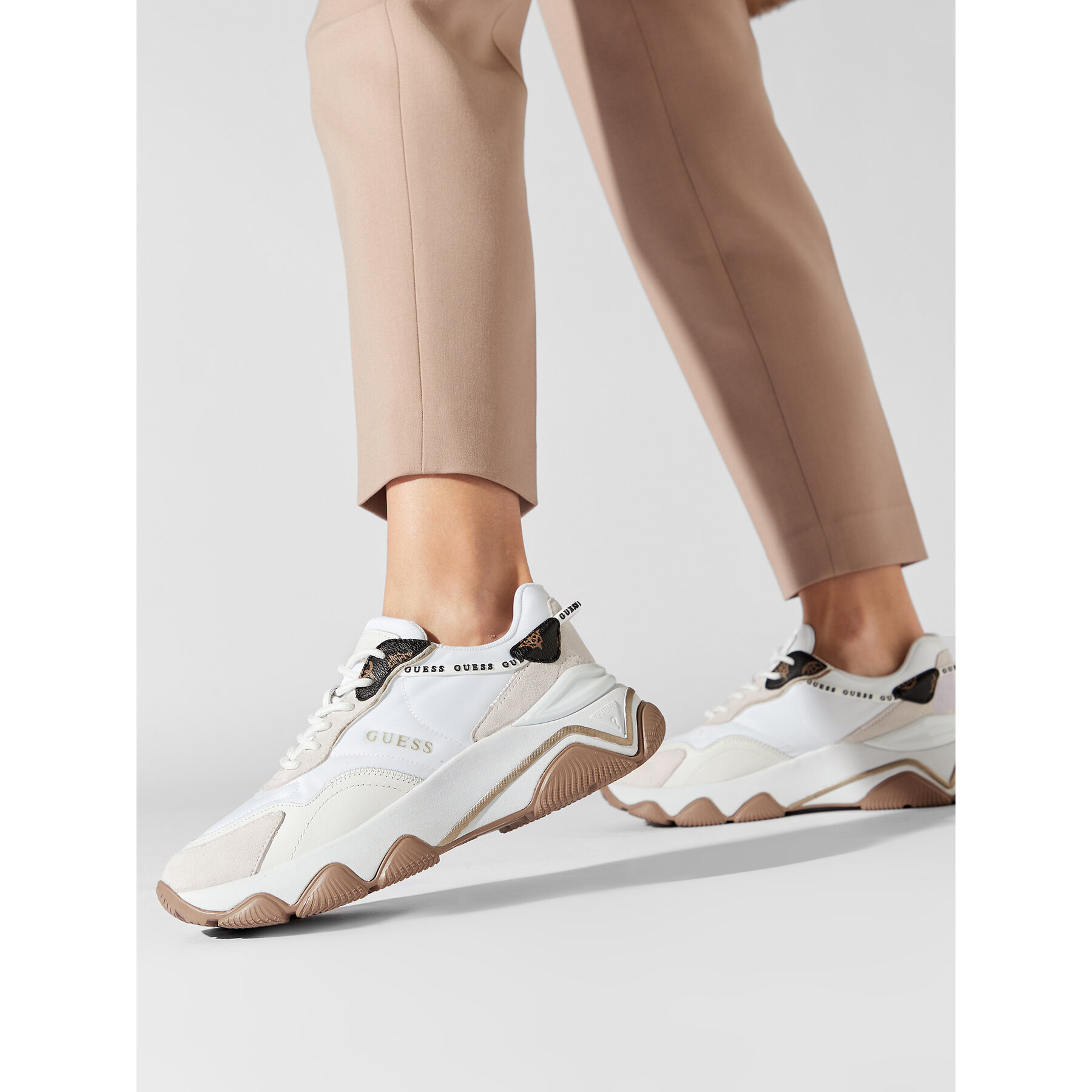 Sneakers Guess Micola FL7MIC FAL12 Alb