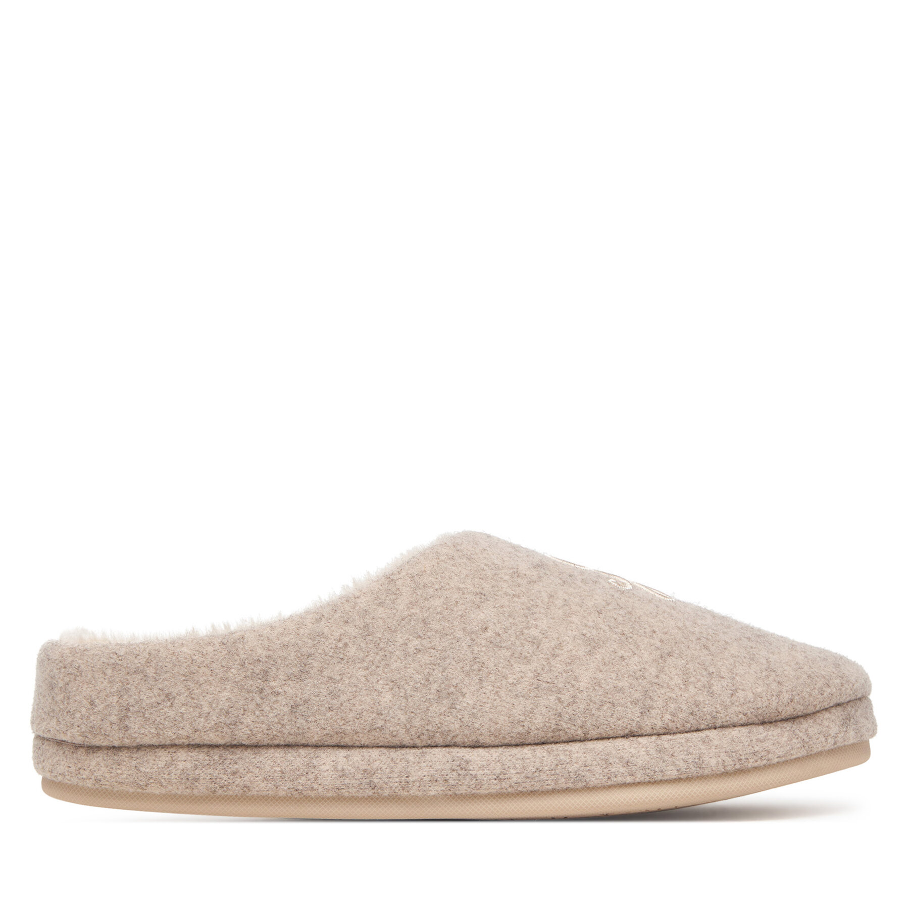 Пантофи Tommy Hilfiger Th House Shoe Flannel FW0FW09699 Бежов