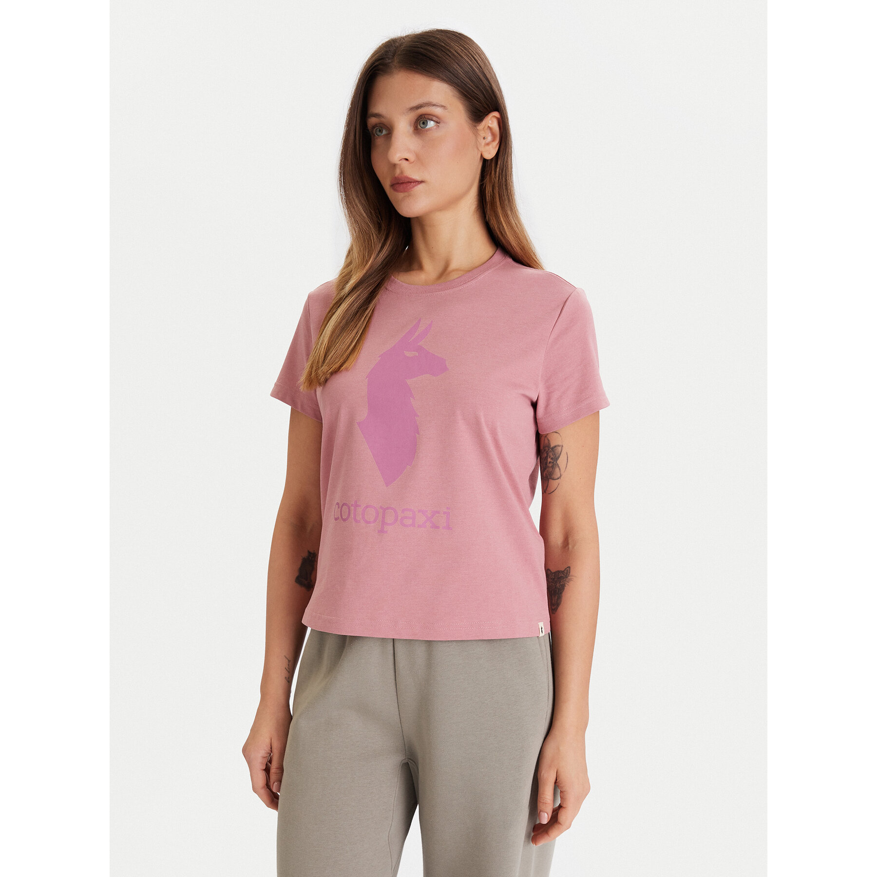 Cotopaxi Cotopaxi T-Shirt Llama F25474W1529 Ροζ Regular Fit