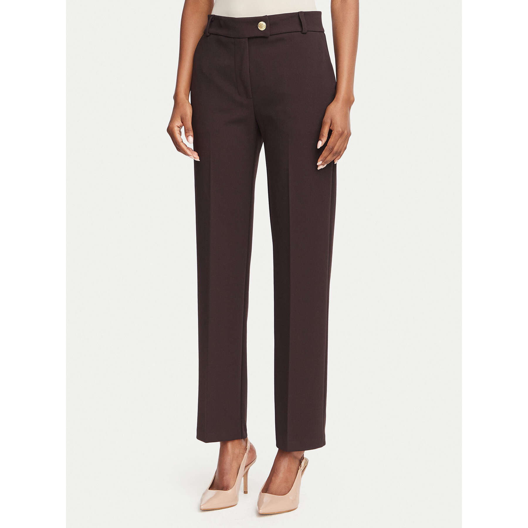 Rinascimento Stoffhose CFC0131085003 Braun Regular Fit