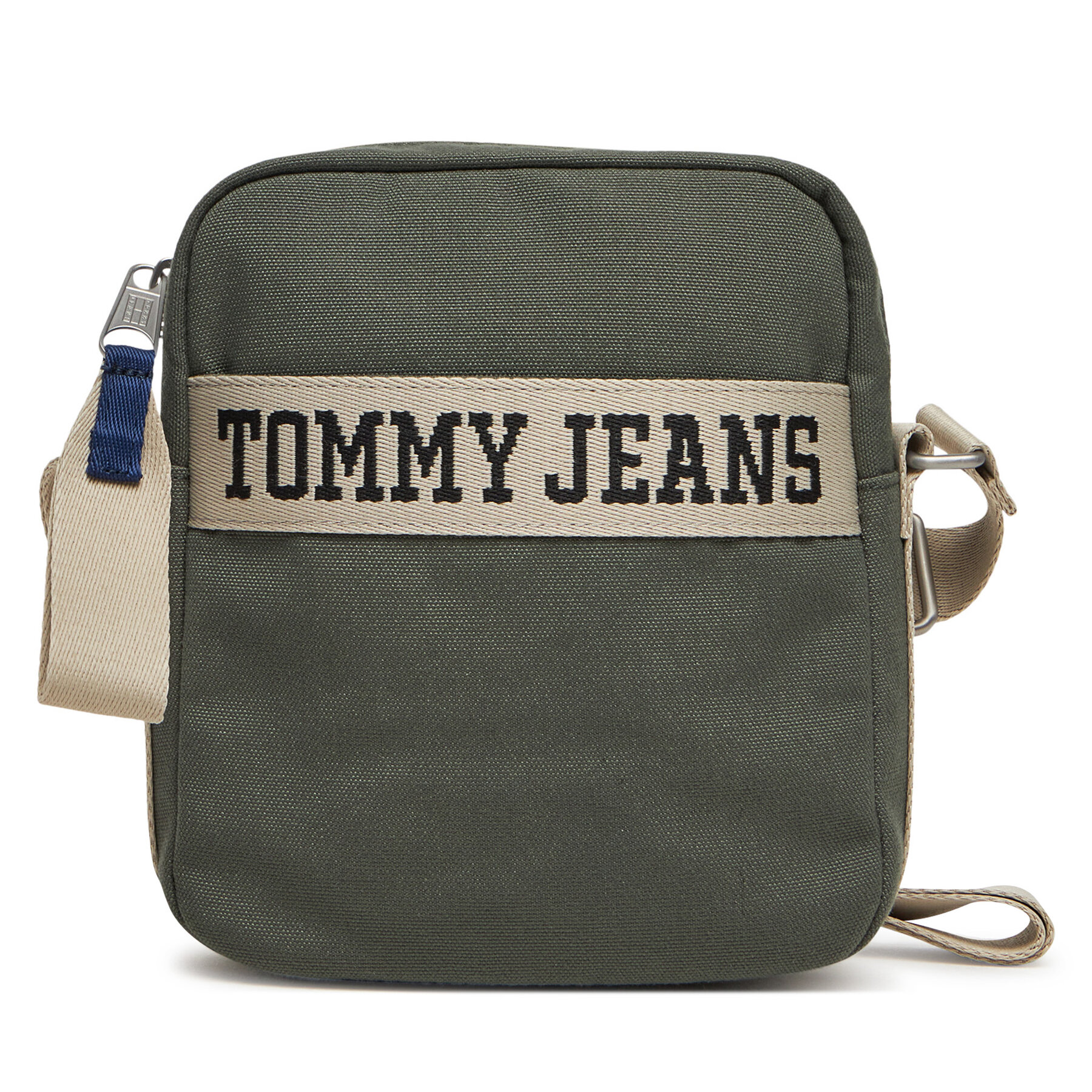 Geantă crossover Tommy Jeans Tjm Retro Cool Reporter AM0AM13277 Kaki