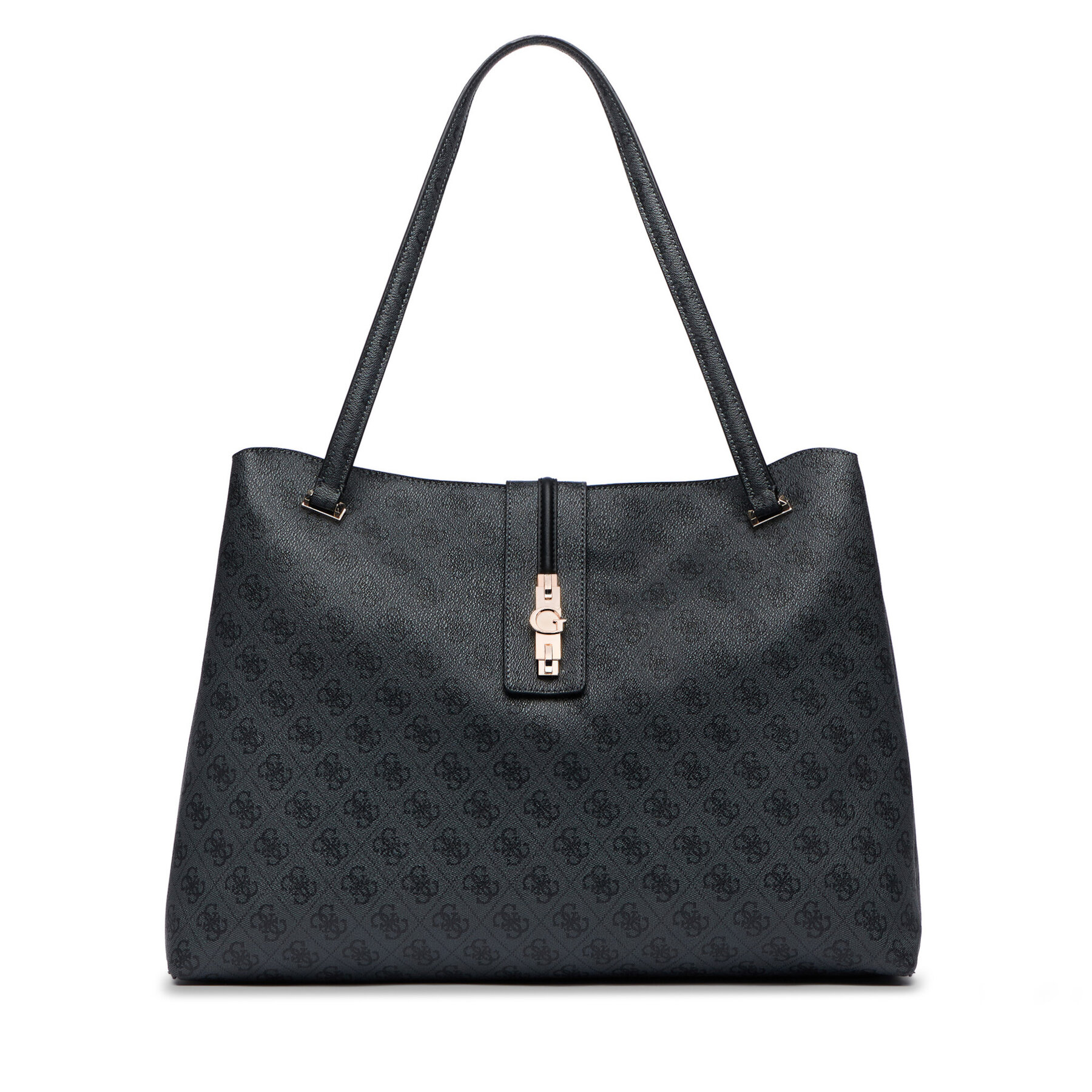 Borsetta Guess Yvonne Logo Travel TWLB23 78024 Grigio scuro