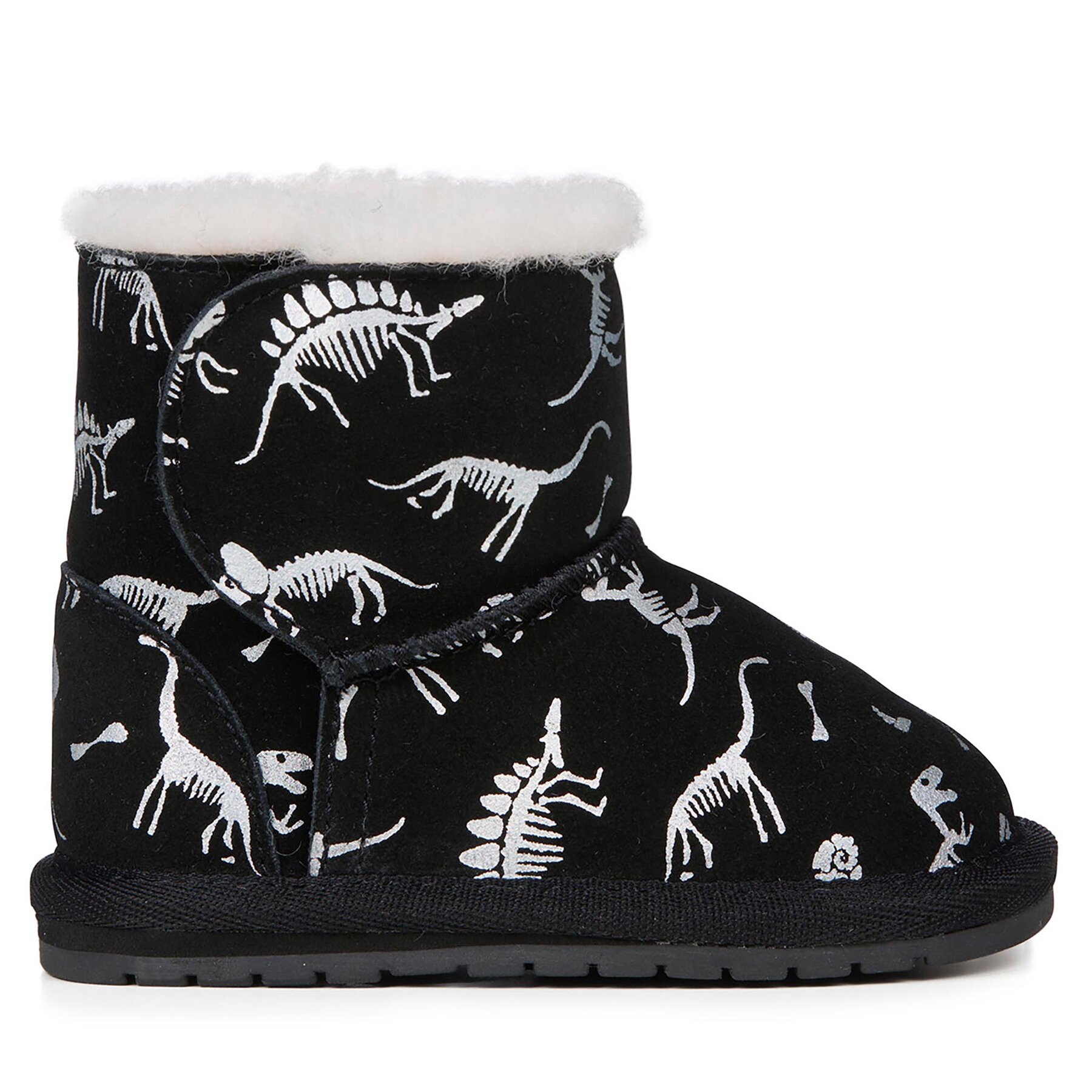 Sniega zābaki EMU Australia Toddle Reflective Dino B12966 Melns