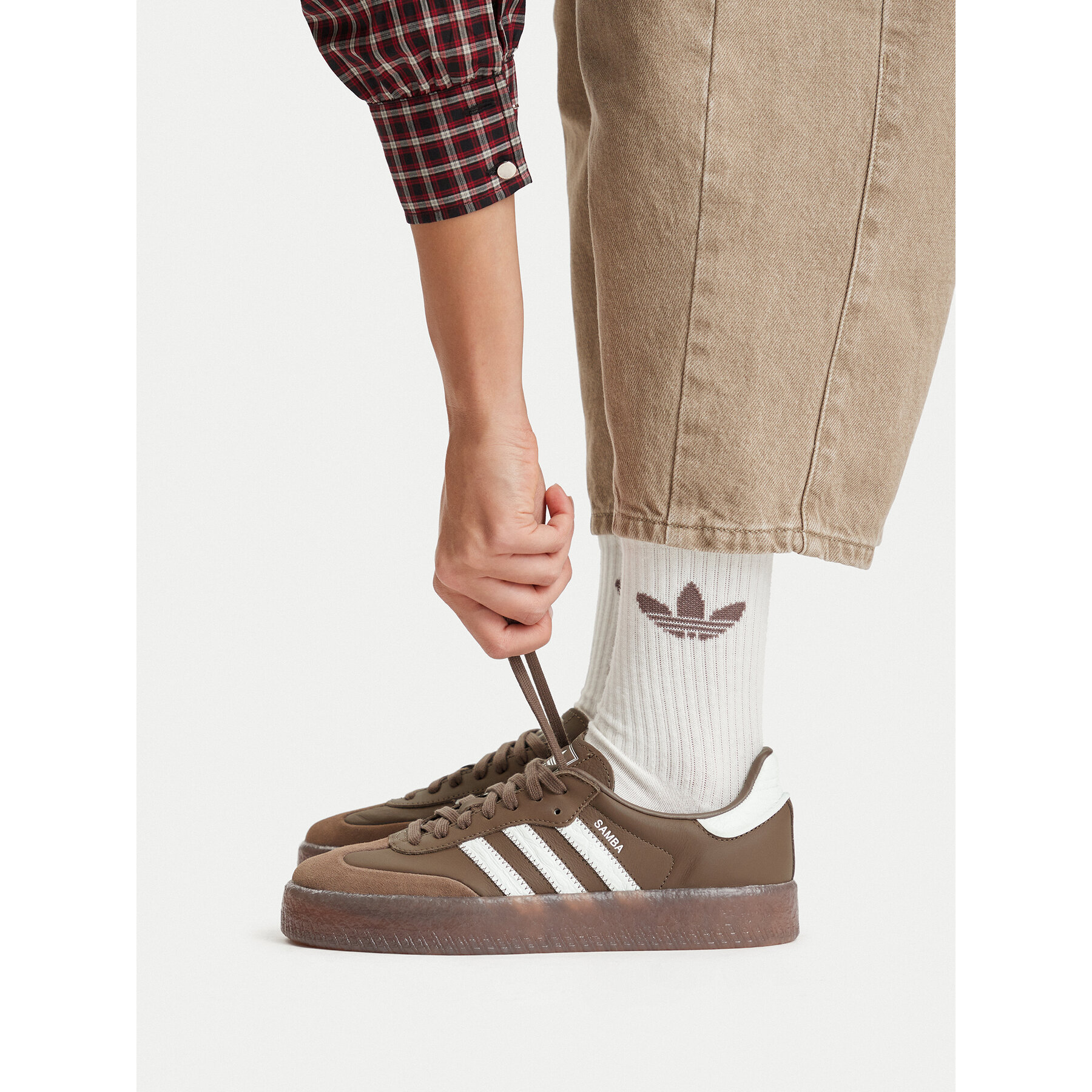 Сникърси adidas Sambae KI2148 Кафяв