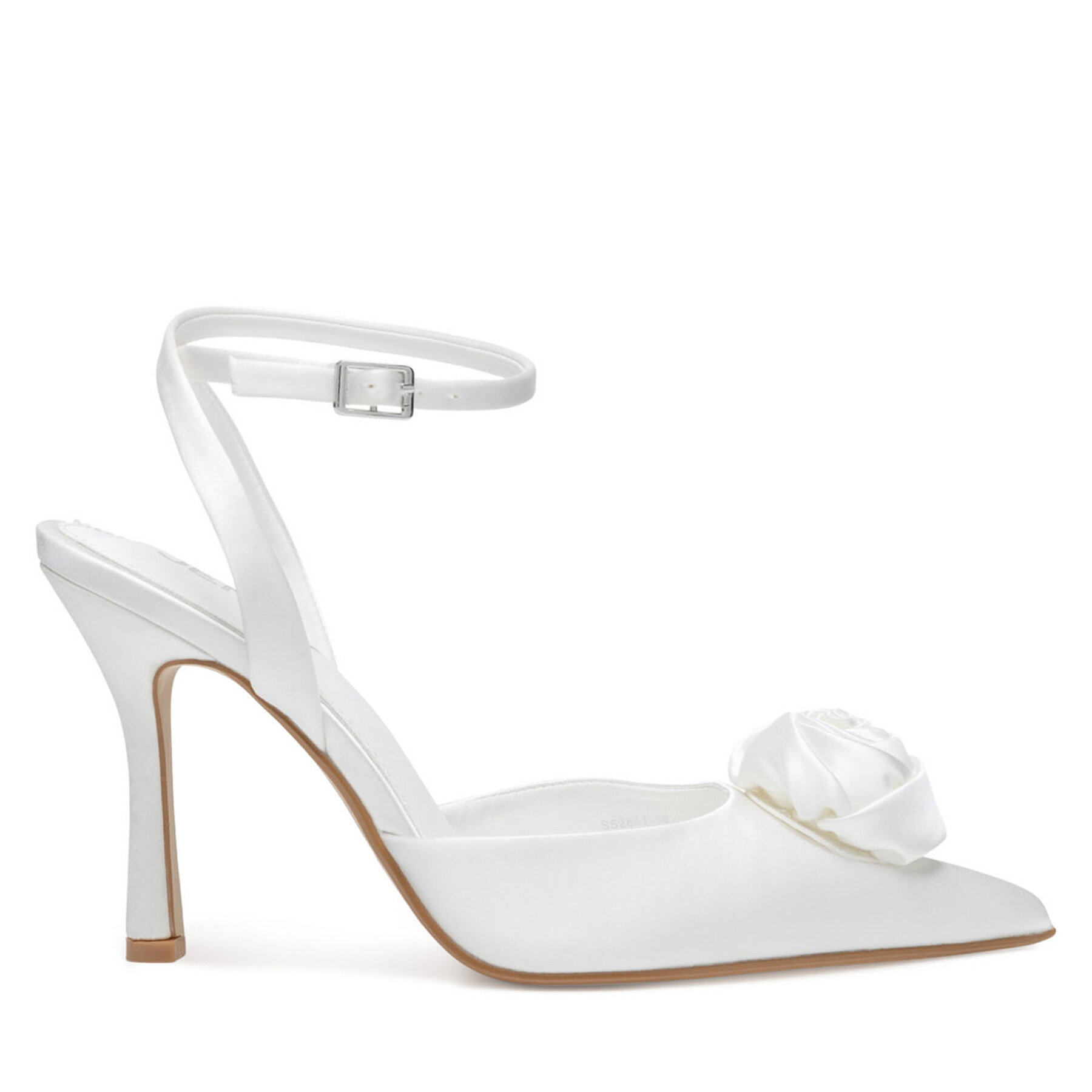 Pantofi cu toc subțire JENNY SS2841 Alb