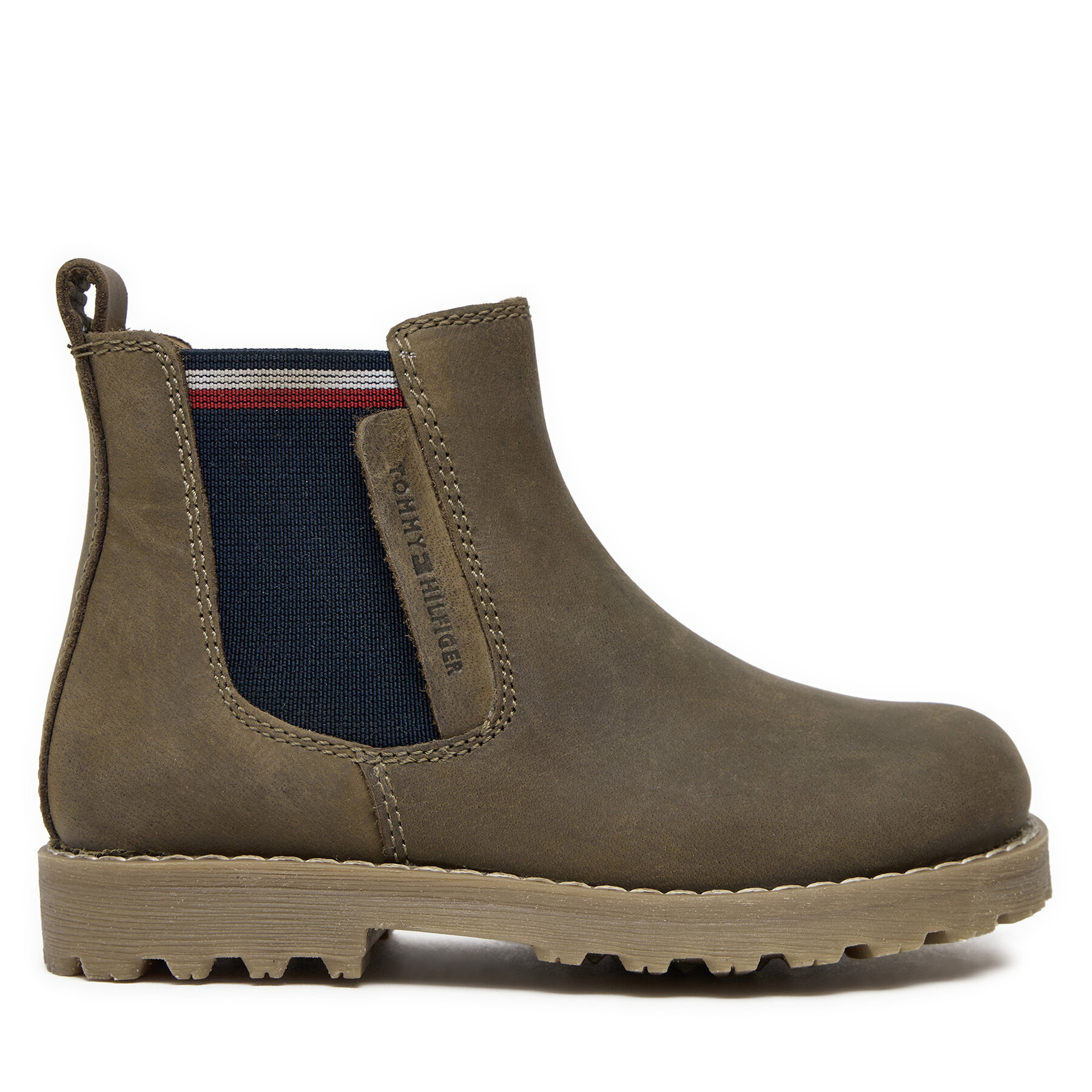 Botines planos Tommy Hilfiger T1X5-33700-0124 M Verde
