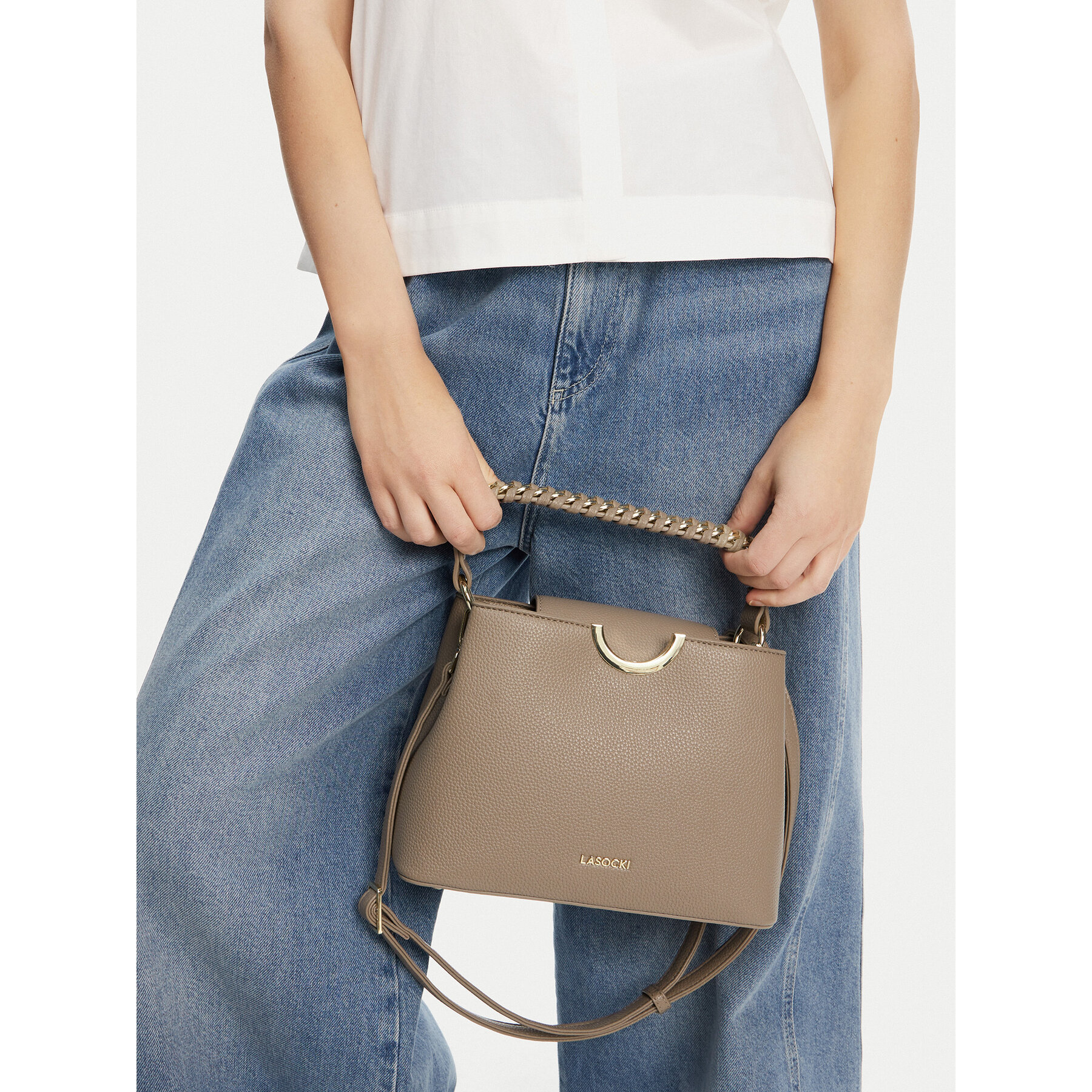 Дамска чанта Lasocki MLS-E-056-05 Сив