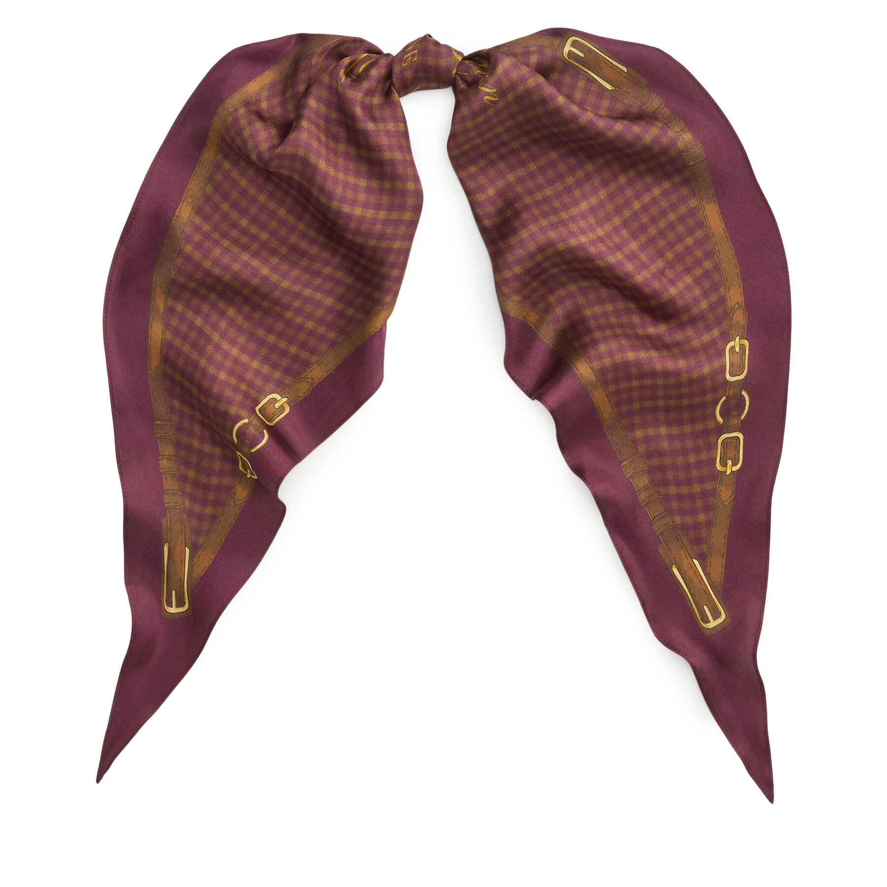 Šal LAUREN RALPH LAUREN 454P23564001 Tamnocrvena