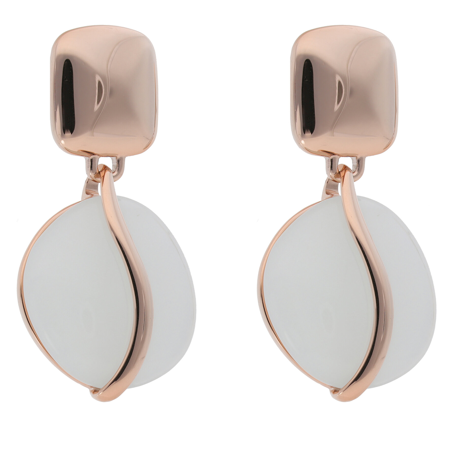 Fülbevaló Skagen SKJ1816791 Rózsaszín aranyozás