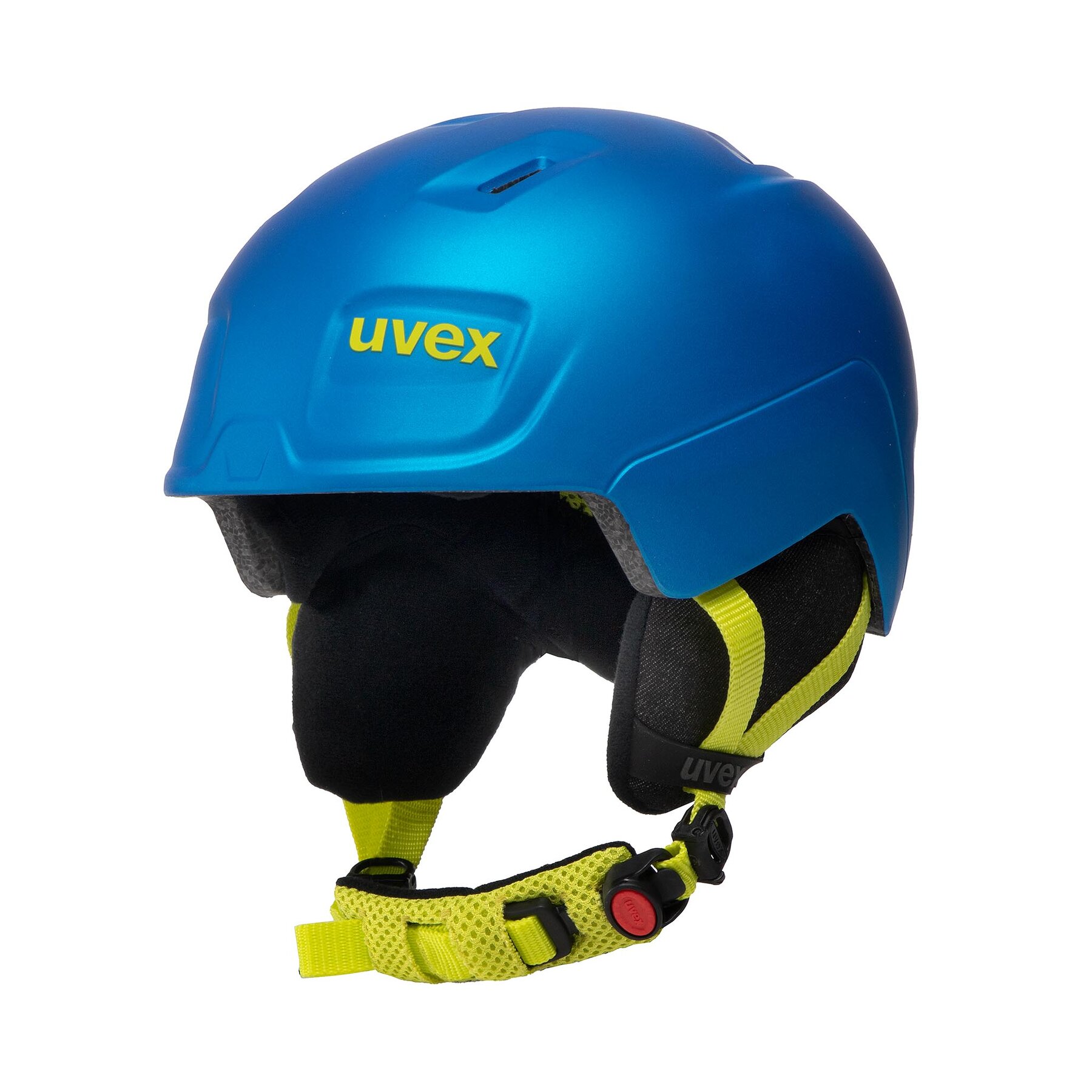 Smučarska čelada Uvex Manic Pro 56622446 Blue/Lime Met Mat