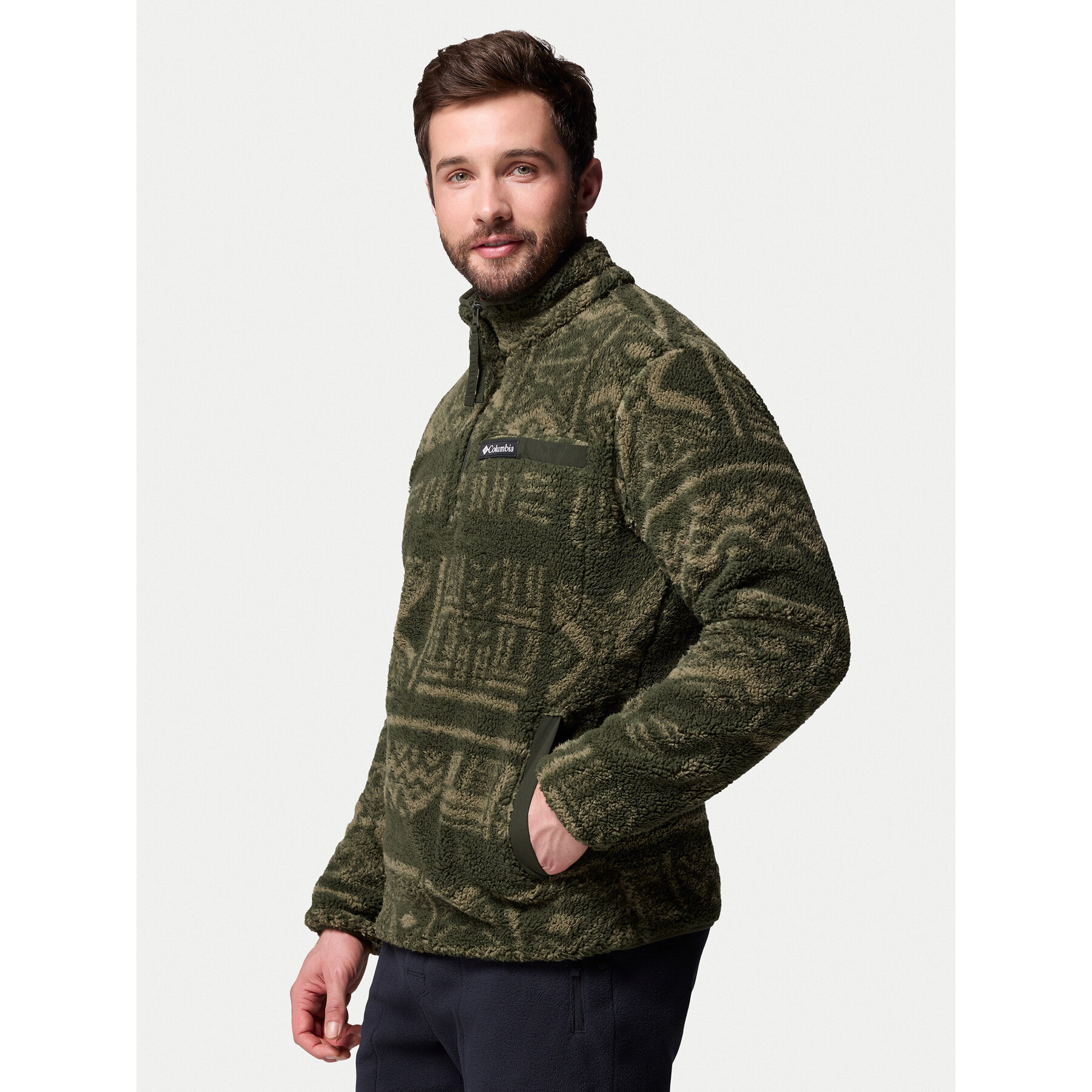 Columbia Fleecejacke Rugged Ridge™ 2135471 Grün Regular Fit