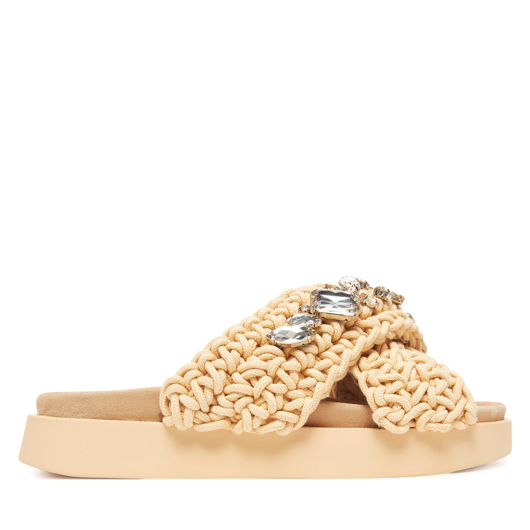 Papucs Inuikii Woven Stones 70104-106 Bézs