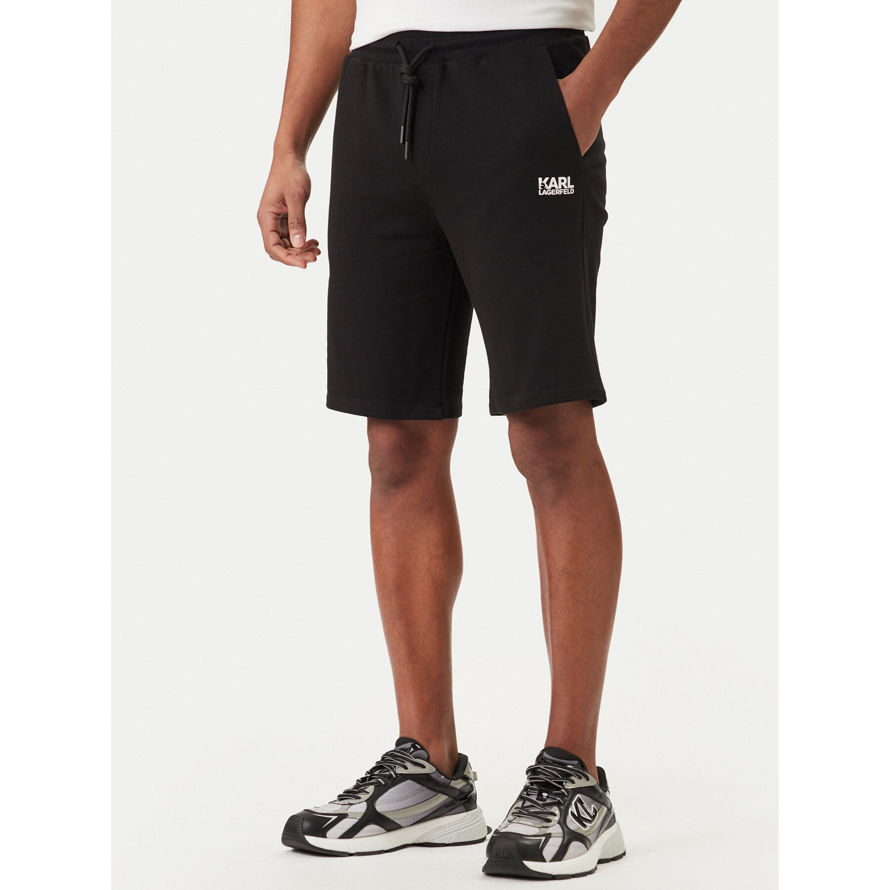 KARL LAGERFELD Sportshorts 705783 562917 Schwarz Regular Fit