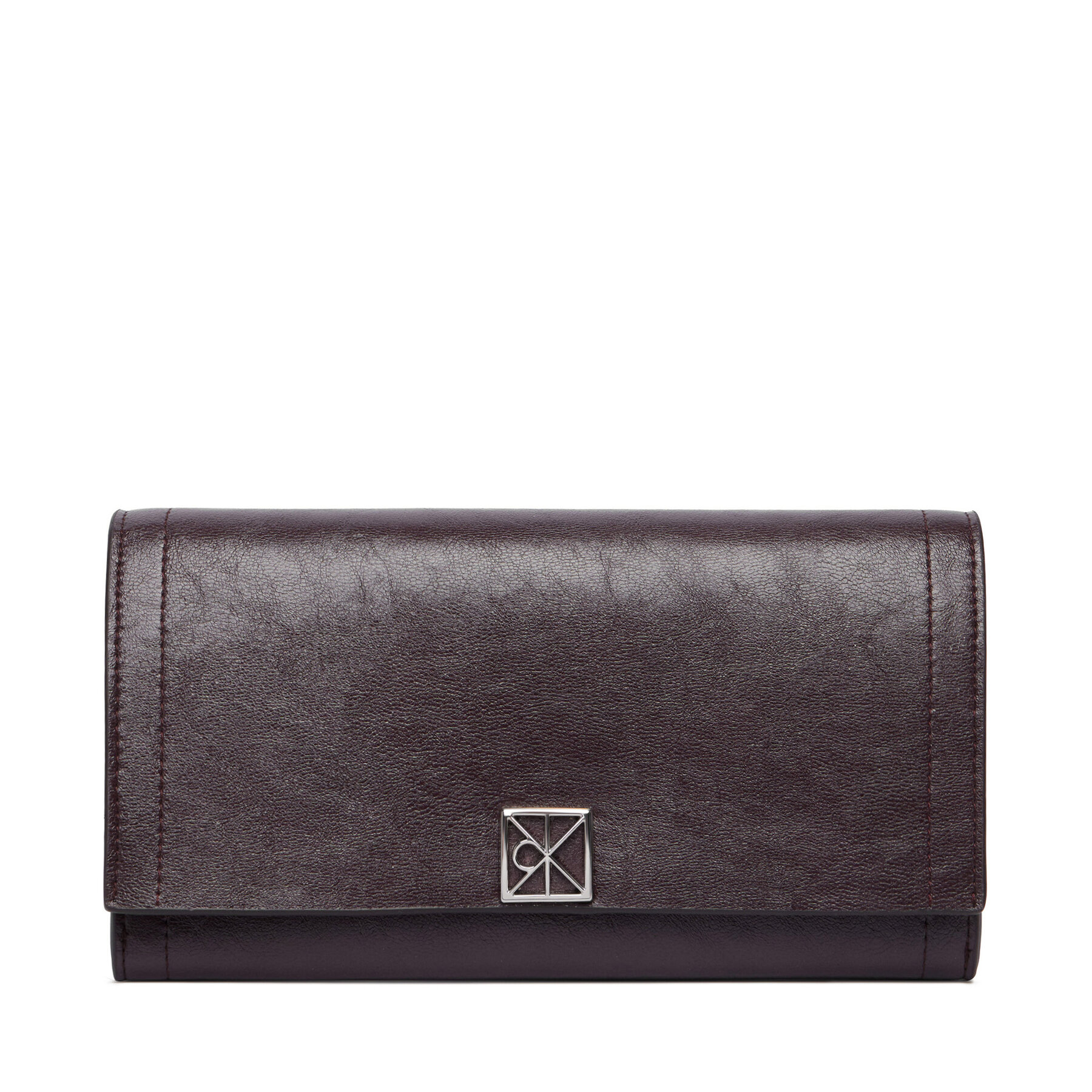 Novčanik Calvin Klein Emblem Hw Long Bifold LV04F1316G Smeđa