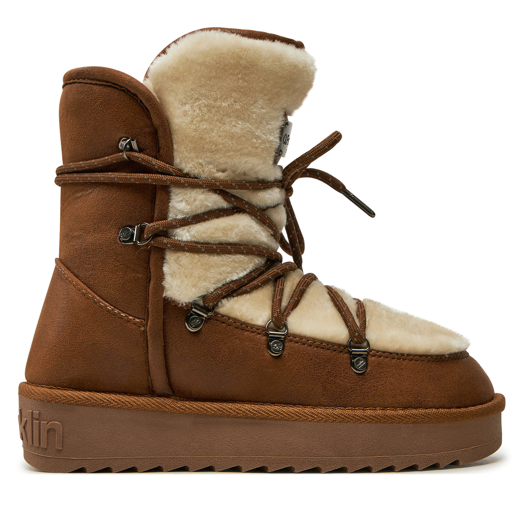 Μπότες Χιονιού D.Franklin Nordic Trk Fur DFSH370005 Καφέ