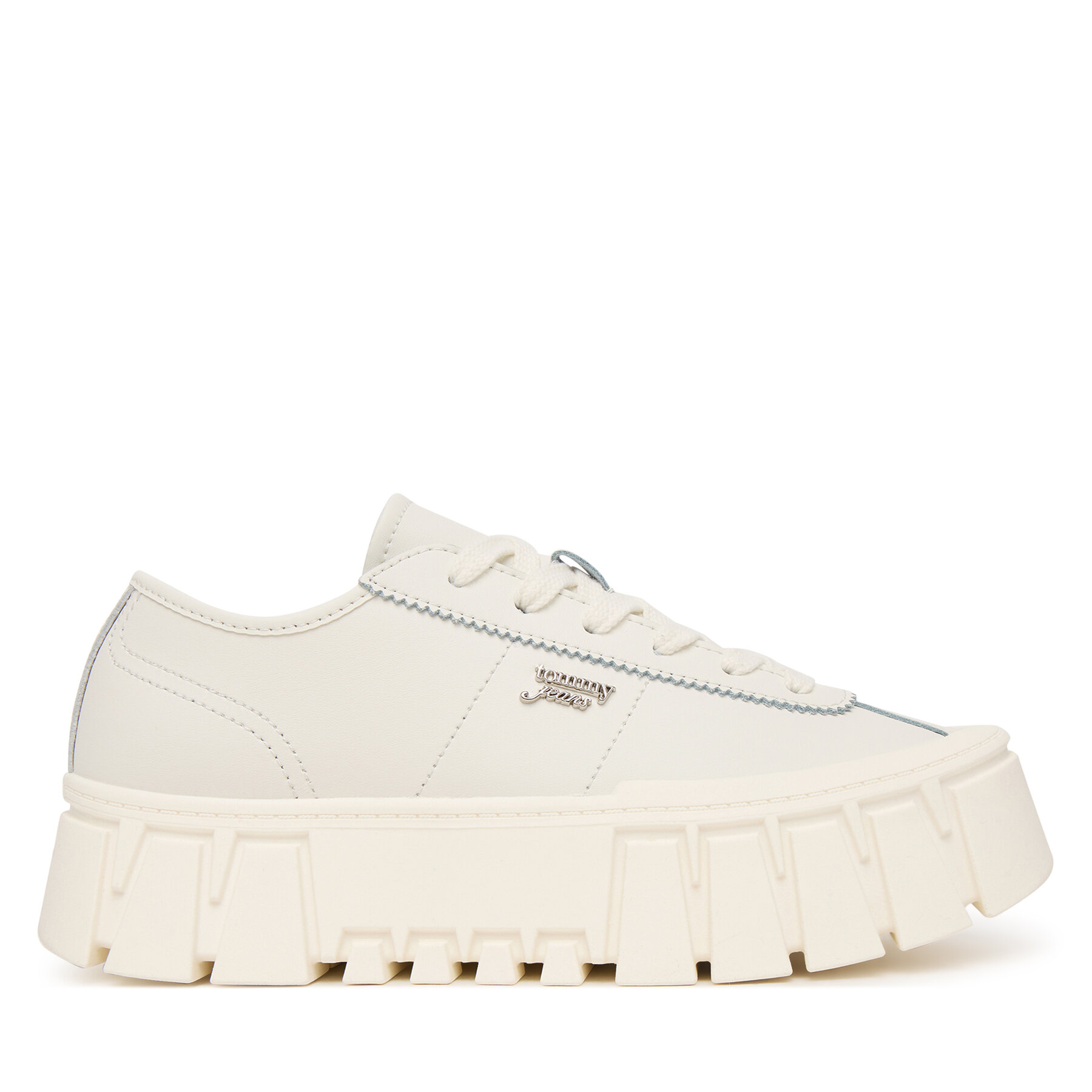 Tenisice Tommy Jeans Tjw Platform Sneaker Leather Lc EN0EN03165 Bijela