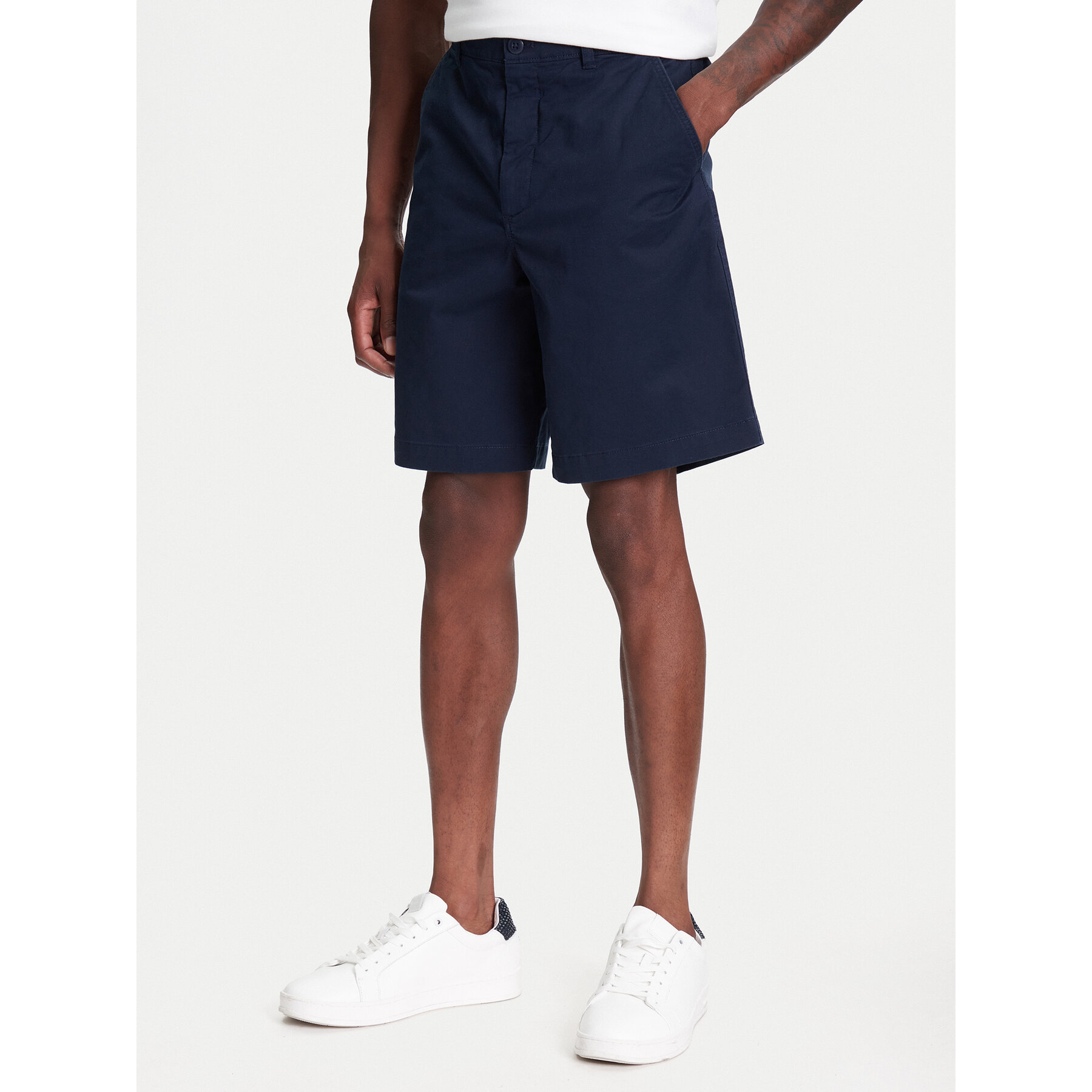 Calvin Klein Jeans Stoffshorts LV040EM618 Dunkelblau Regular Fit
