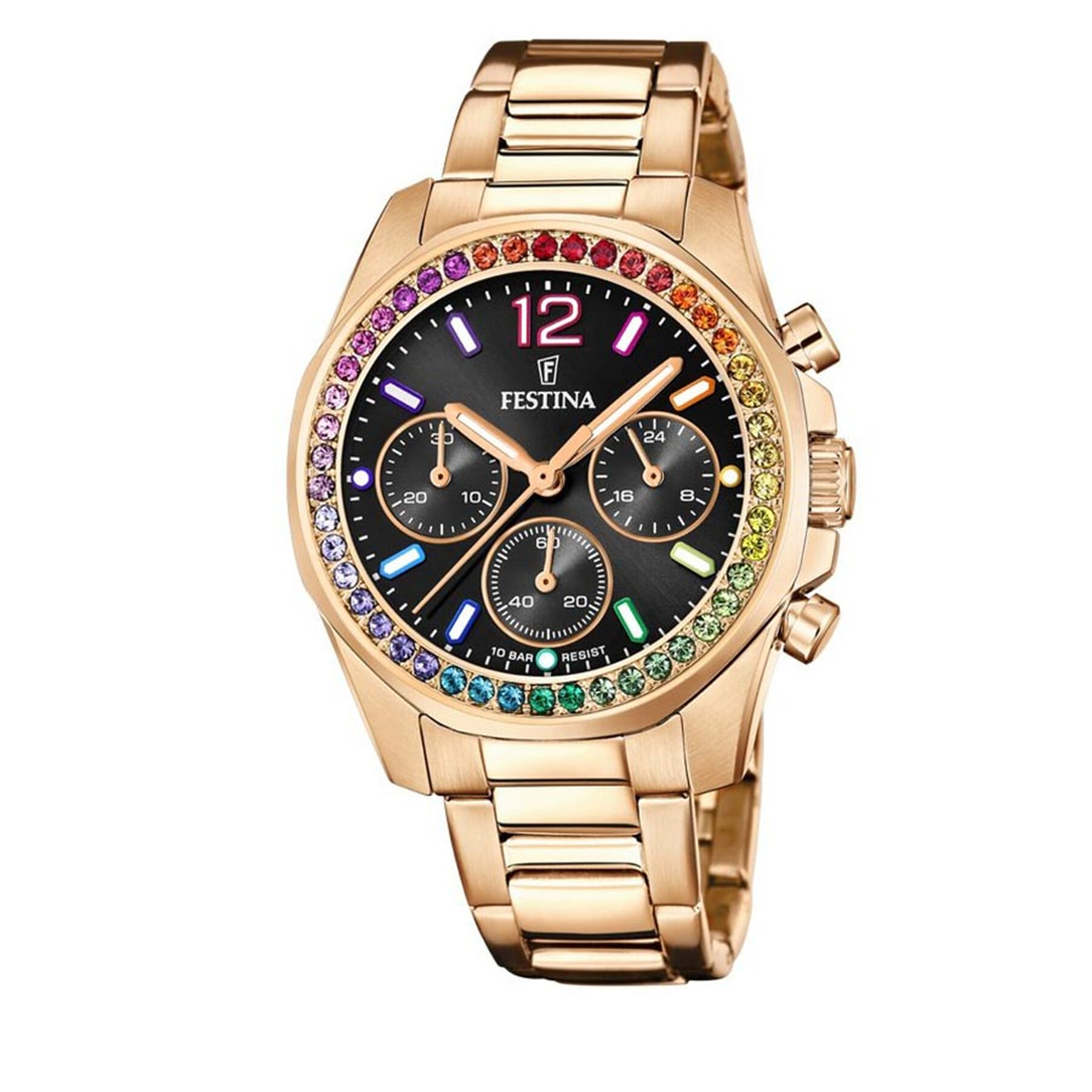Ceas Festina Boyfriend Chronograph 20639/3 Gold/Black