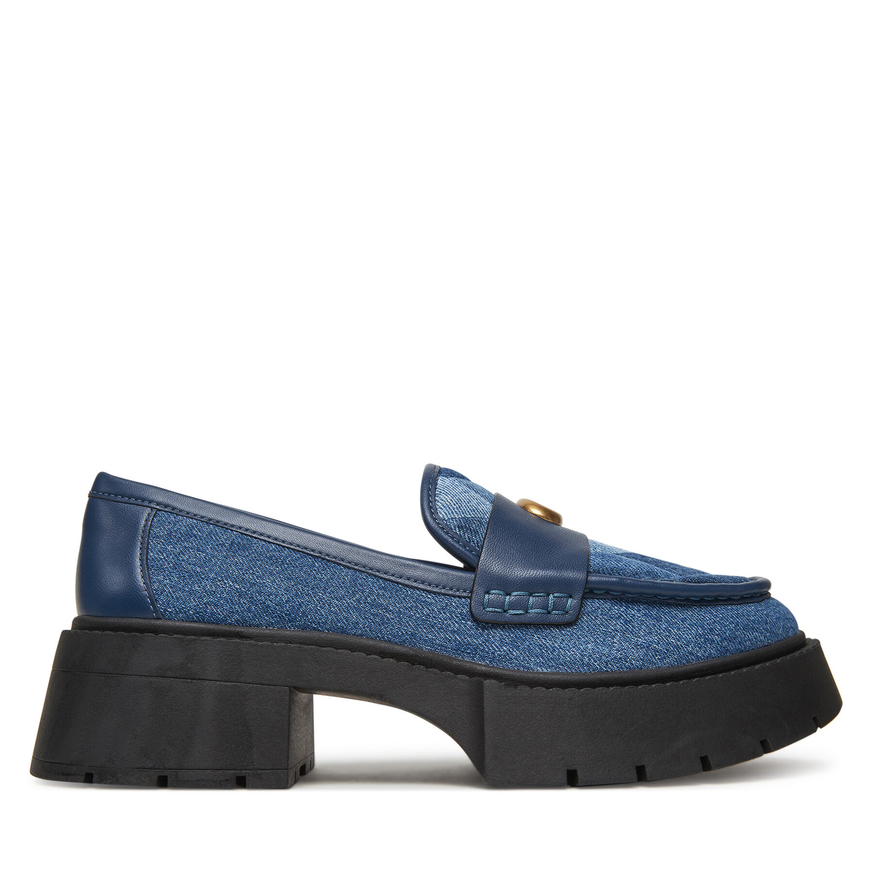 Chunky loafers Coach Leah CAR48 Blu