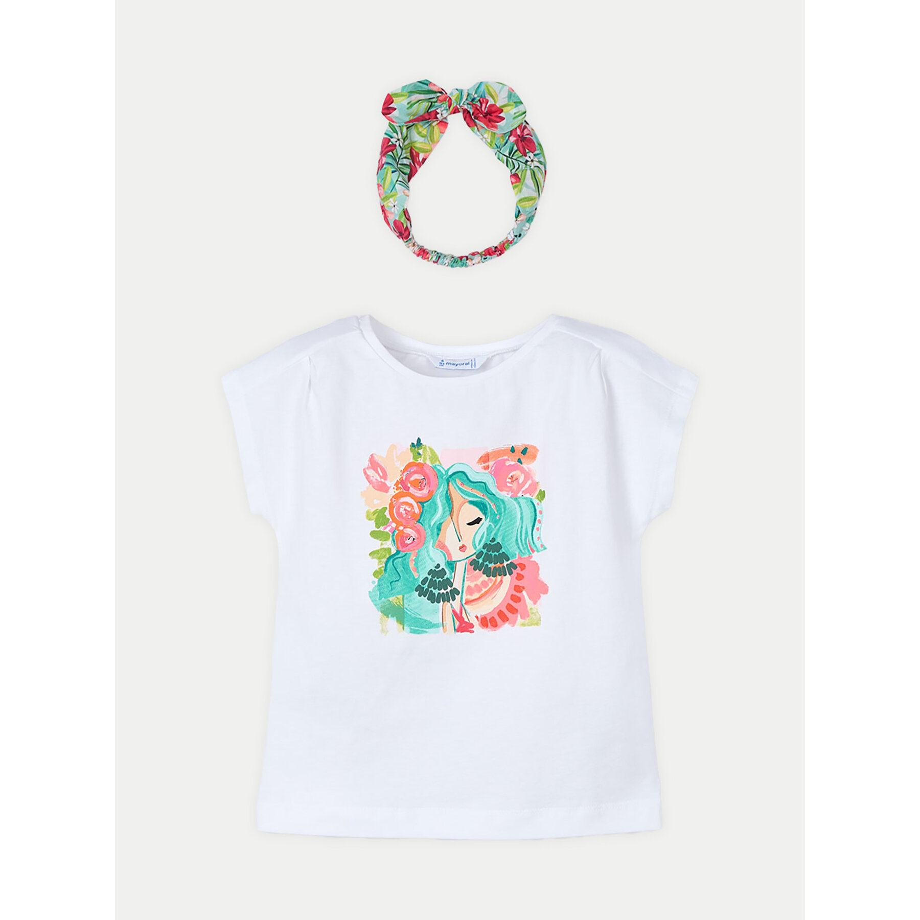 Mayoral T-shirt 3009 Bianco Regular Fit