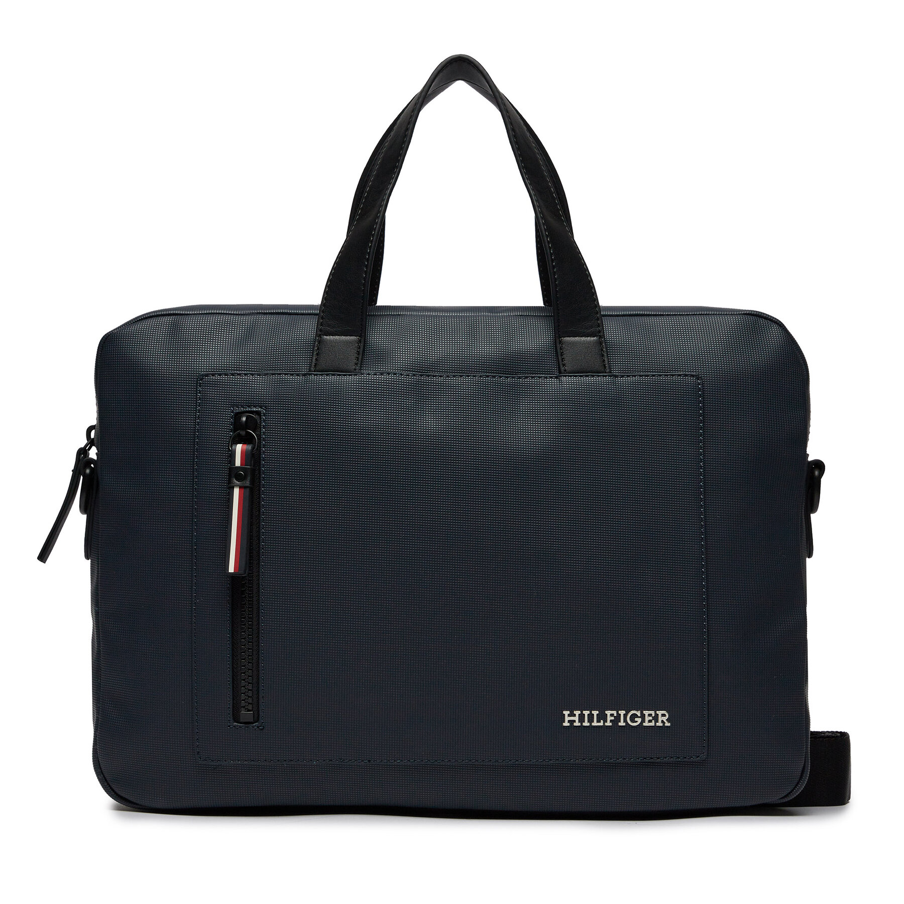 Bolso Para portátil Tommy Hilfiger Th Pique Slim Computer Bag AM0AM11784 Azul marino