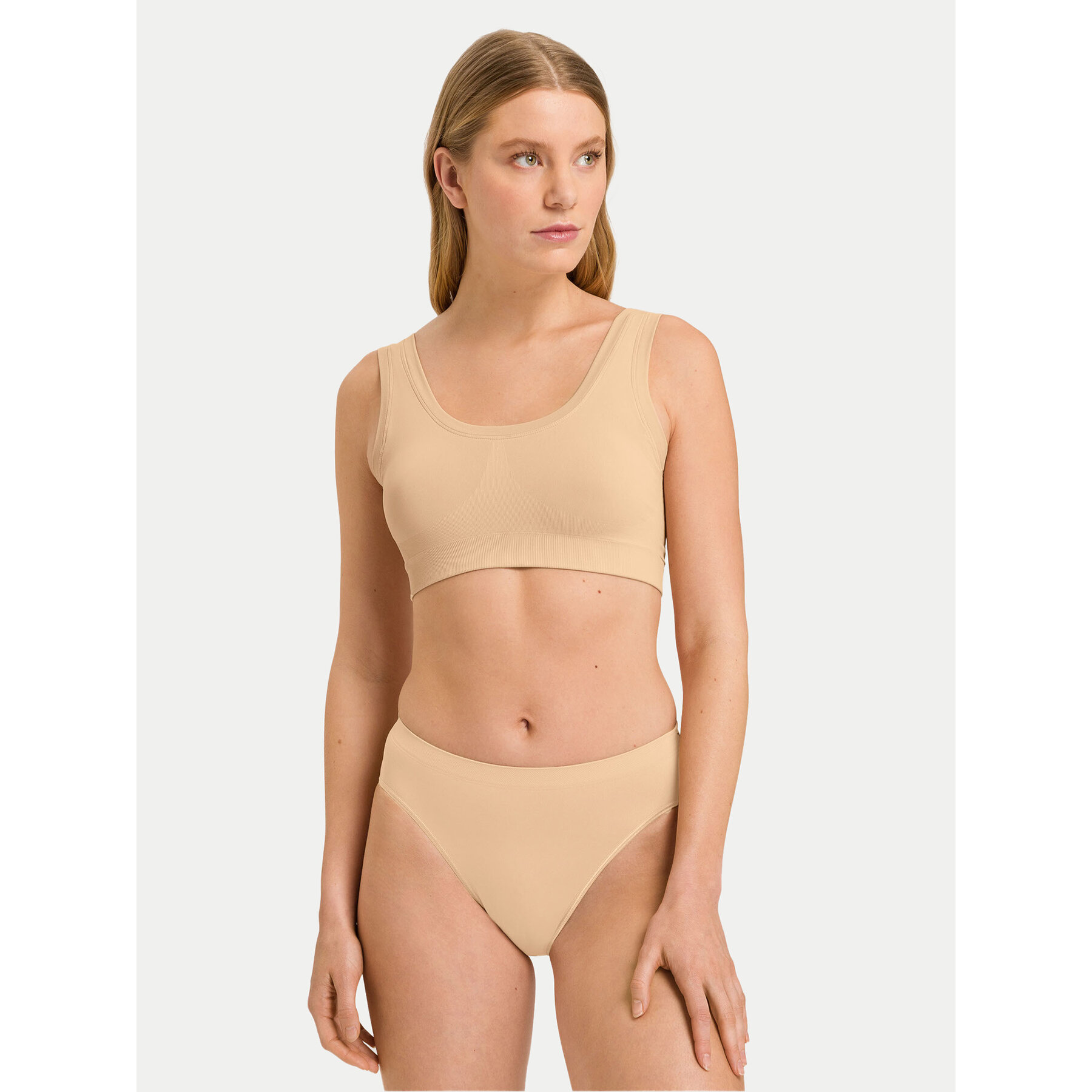 Hanro Hanro Σουτιέν τοπ Touch Feeling 71806 Μπεζ