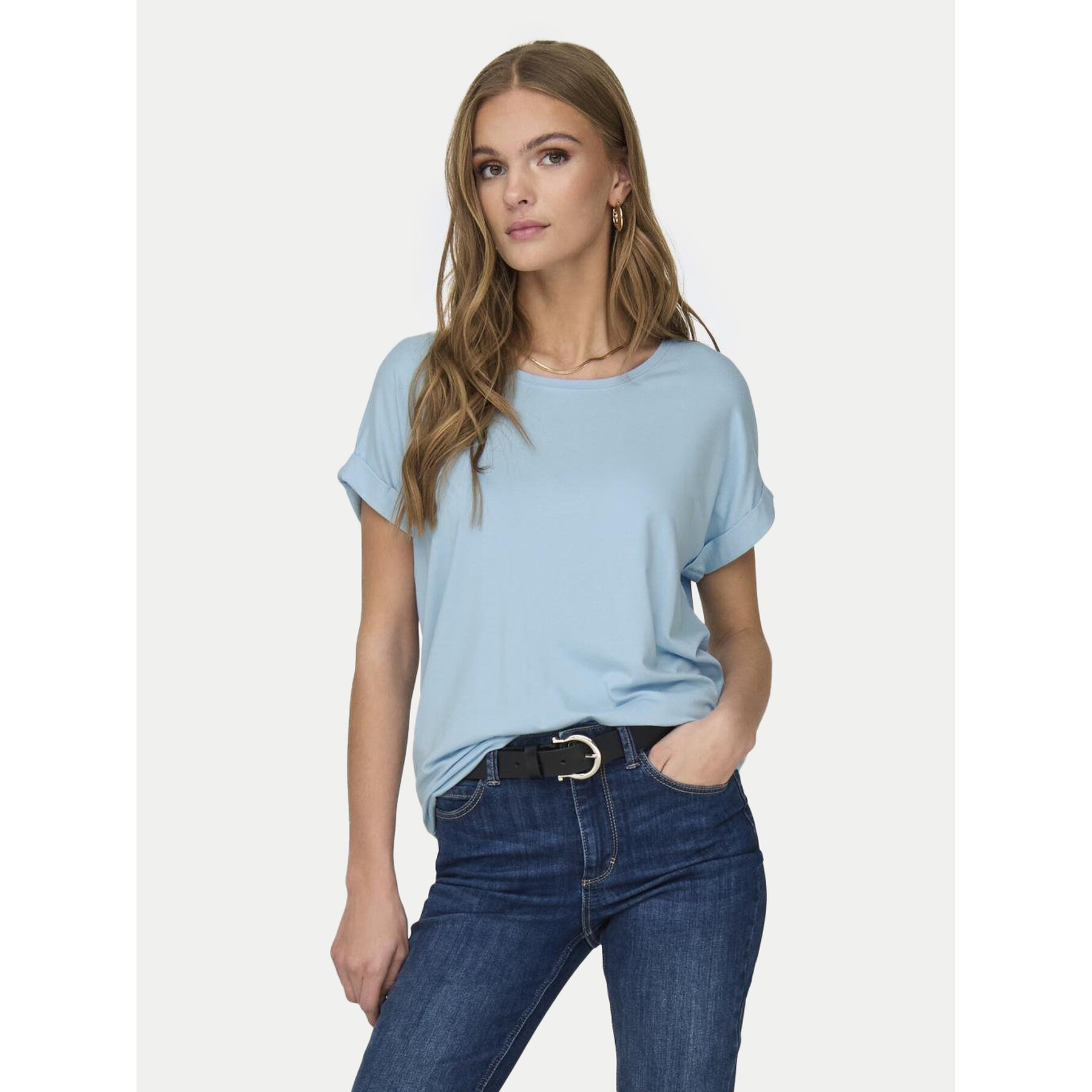 ONLY T-Shirt Moster 15106662 Γαλάζιο Regular Fit