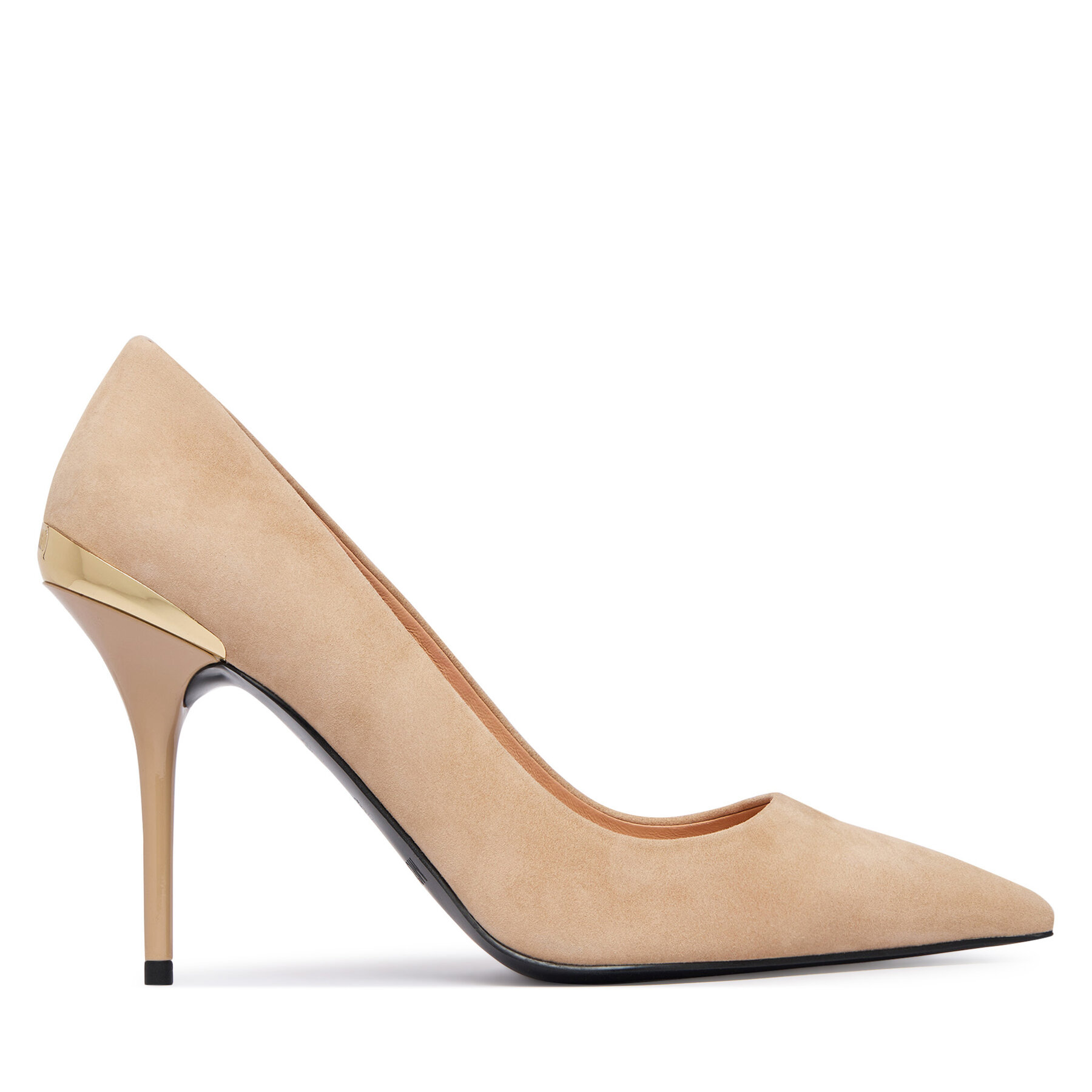 Pantofi cu toc subțire LOVE MOSCHINO JA10459G0NJA0104 Bej