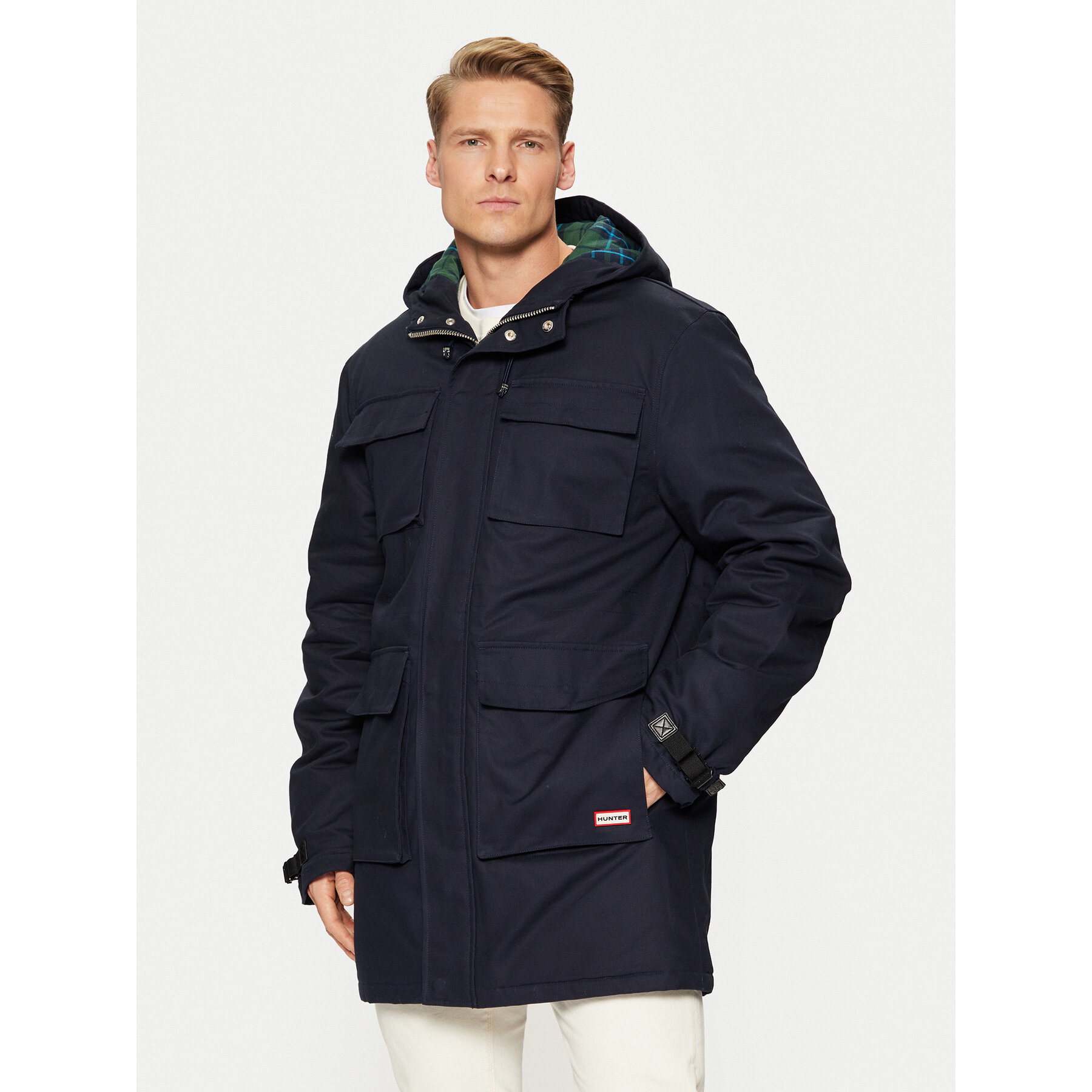 Hunter Zimska jakna HARM0002242 Tamnoplava Regular Fit