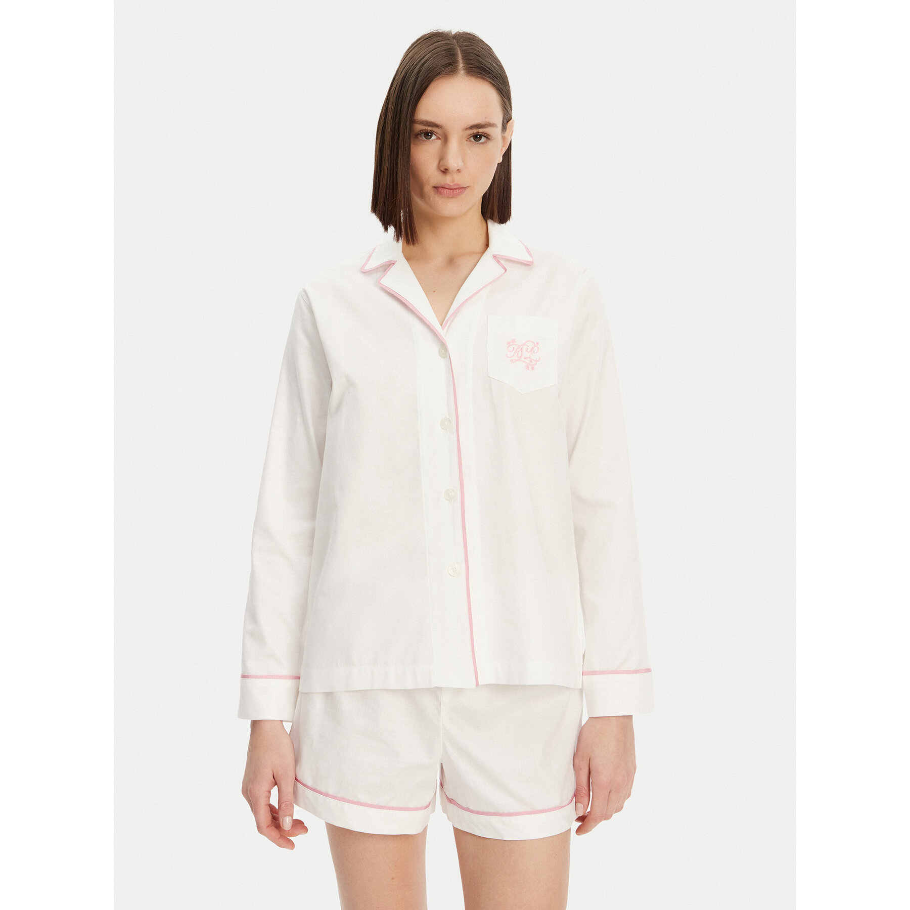 LAUREN RALPH LAUREN LAUREN RALPH LAUREN Πιτζάμα ILN12417 Λευκό Relaxed Fit