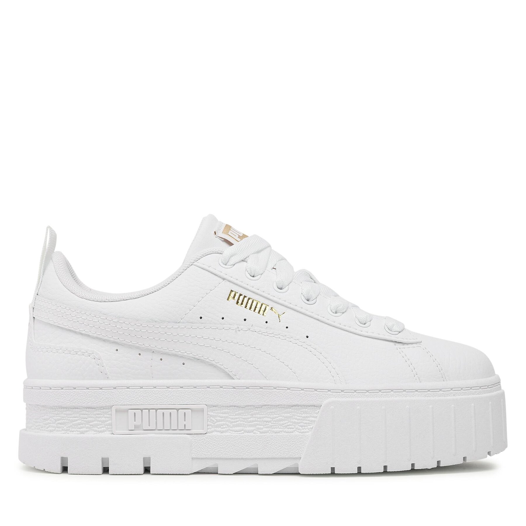Snīkeri Puma Mayze Lth Jr 384527 Balts