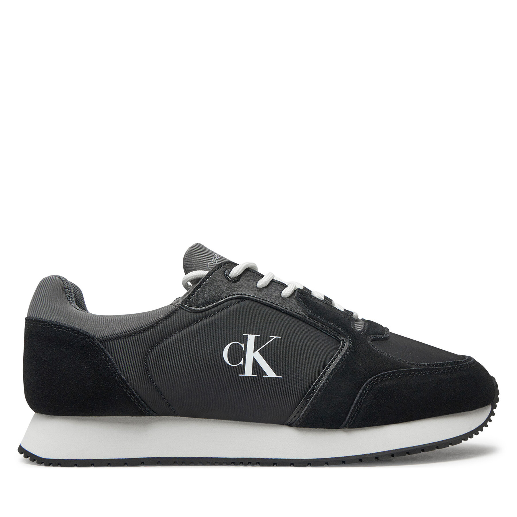 Sneakersy Calvin Klein Jeans Retro Sock Runner Mg Wmm YM0YM01152 Čierna