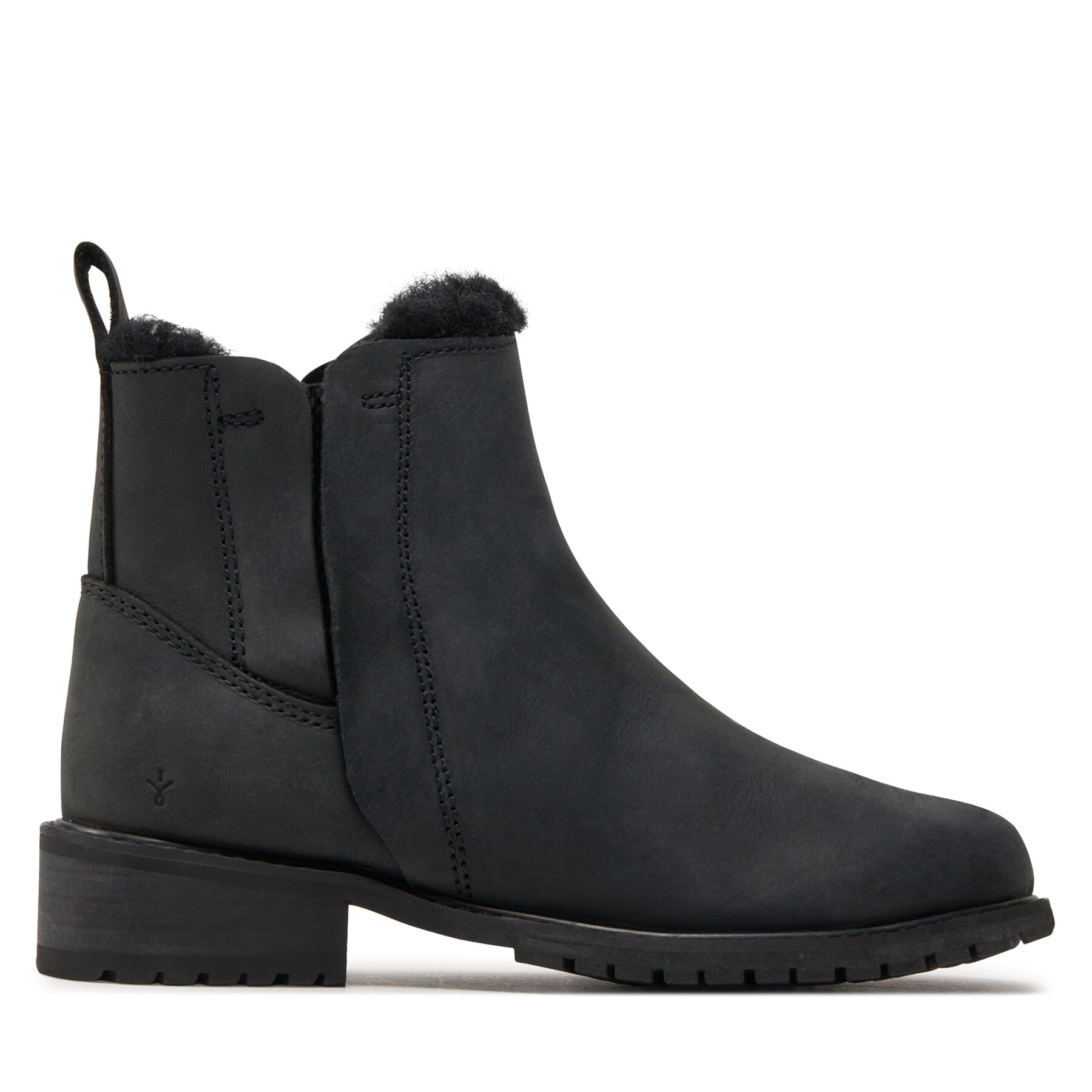 Bokacsizma EMU Australia Pioneer Leather W11692 Fekete