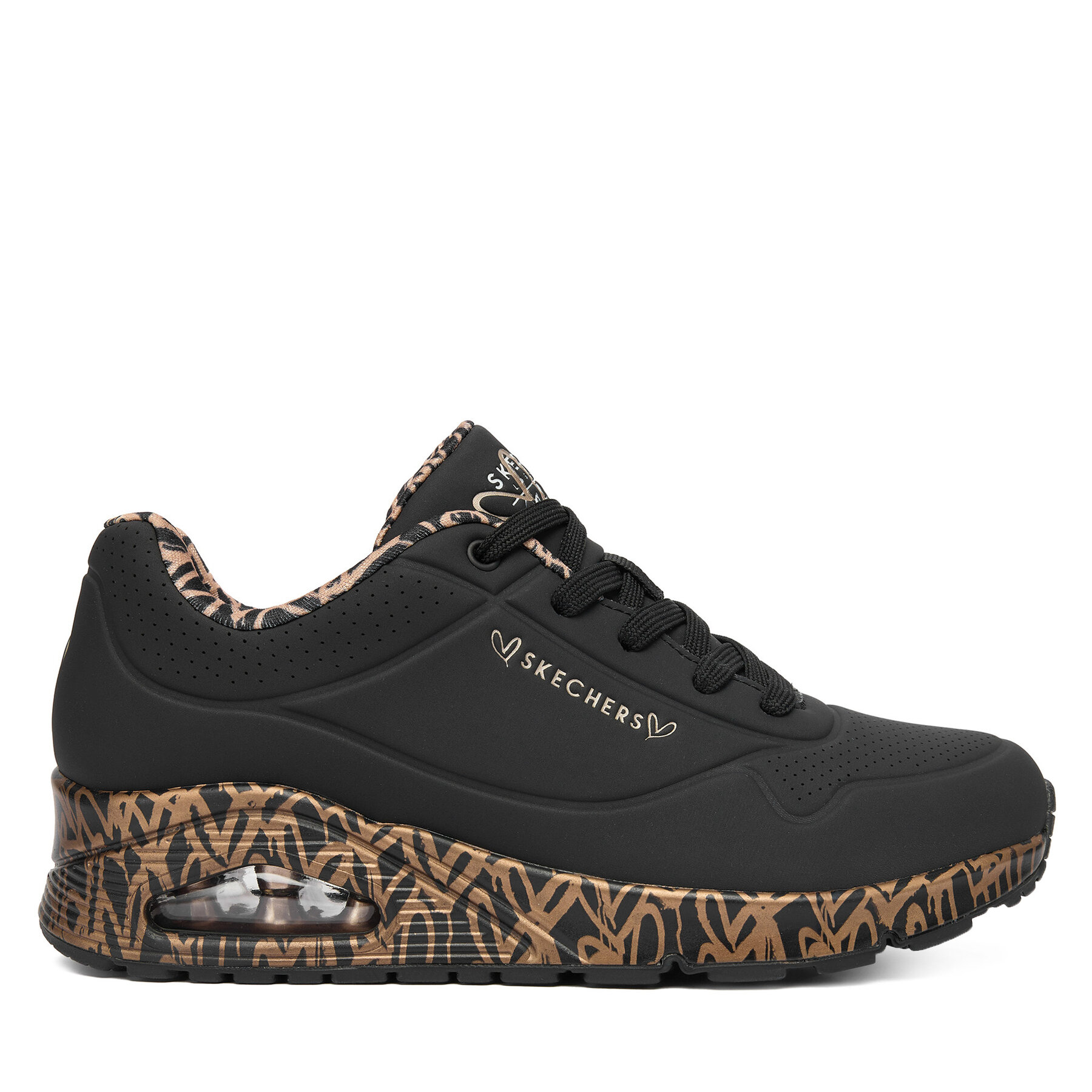 Sneakersy Skechers Uno 155506/BKRG Čierna